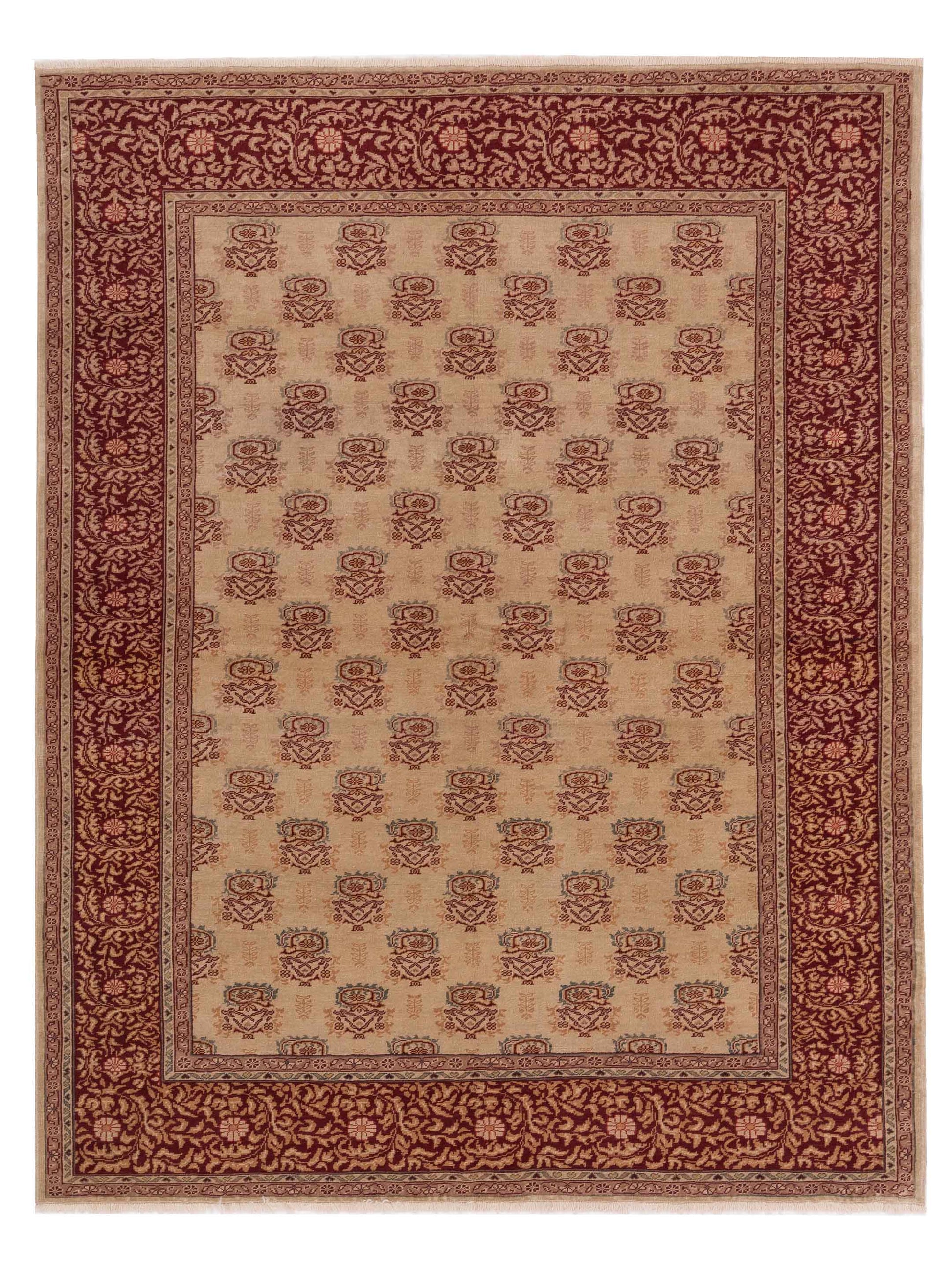 Pasha Antique Loom  Beige Red Traditional