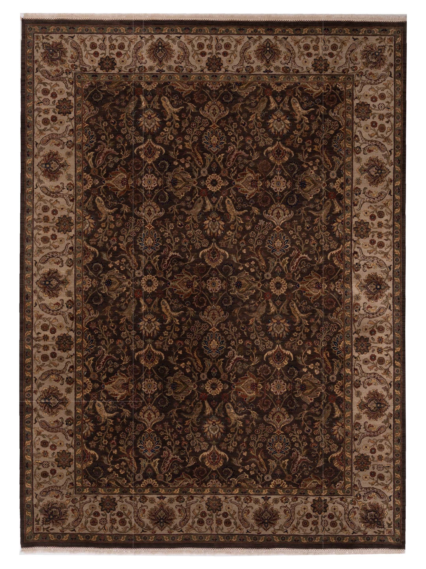 Rajpur Crown  Green Ivory Transitional