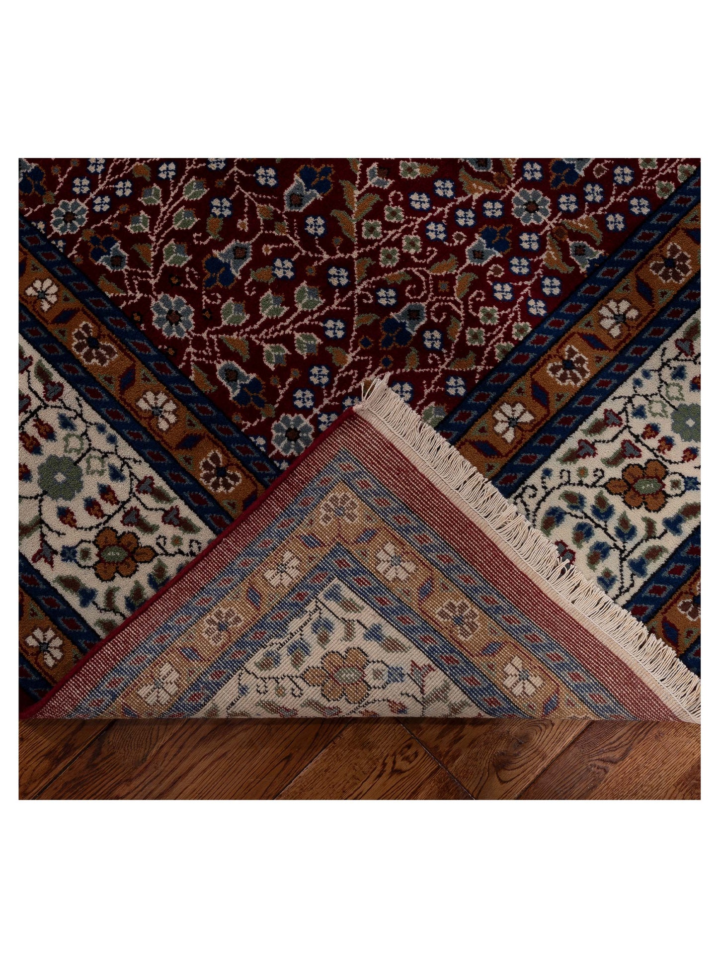 Kayseri 153132 Red Ivory 8.11x12 Hand Knotted Rug