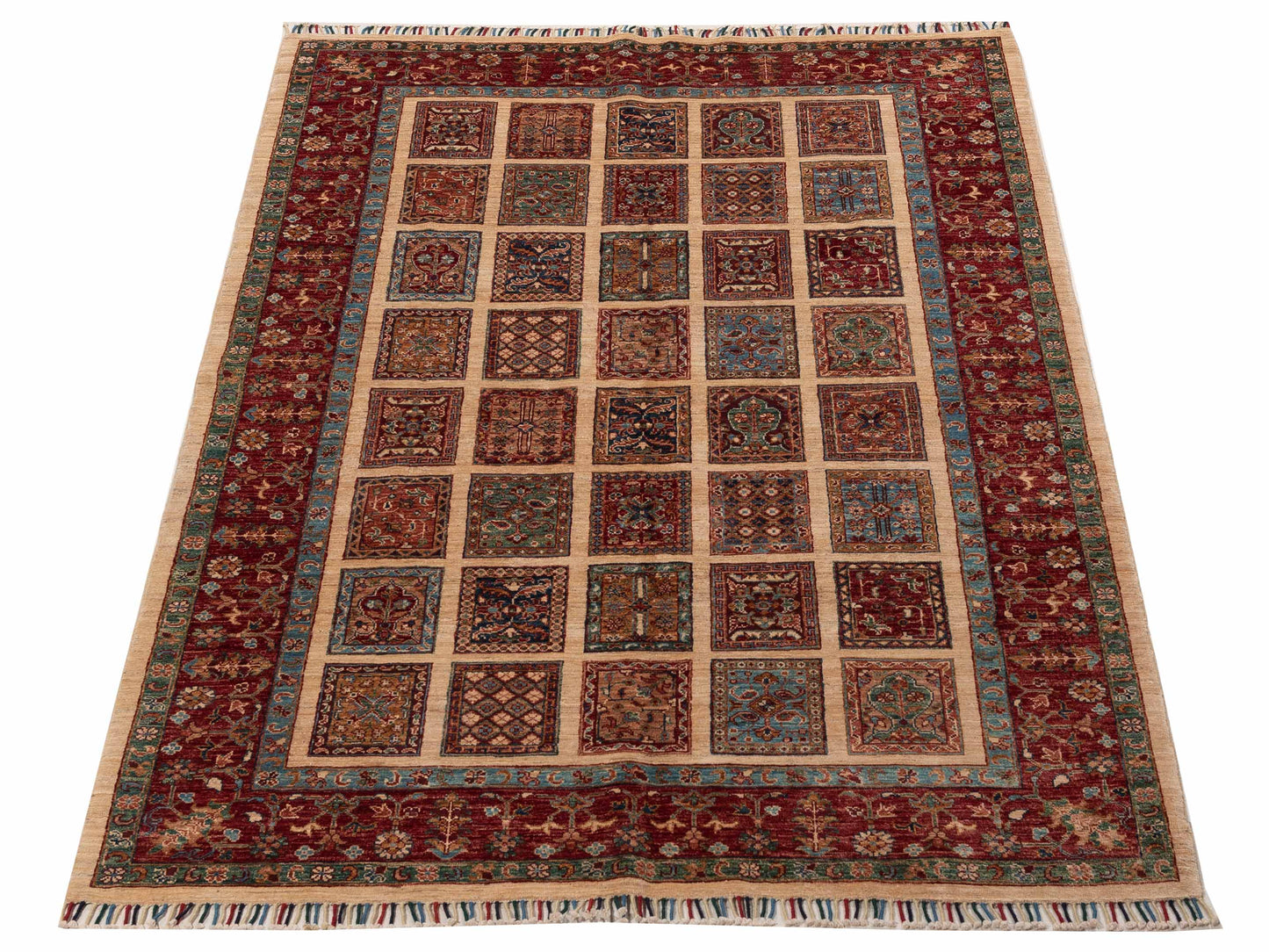 Khorjin 156190 Multi Multi 5.9x8 Hand Knotted Rug