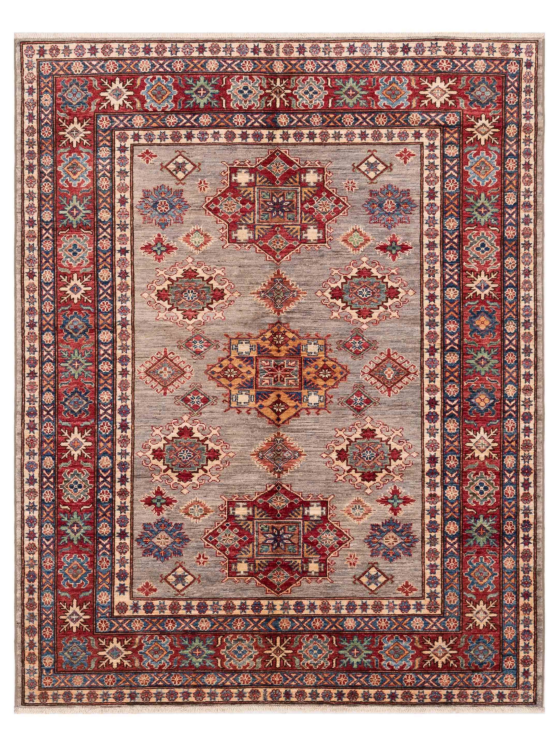 Nomad Super Kazak  Silver Red Tribal