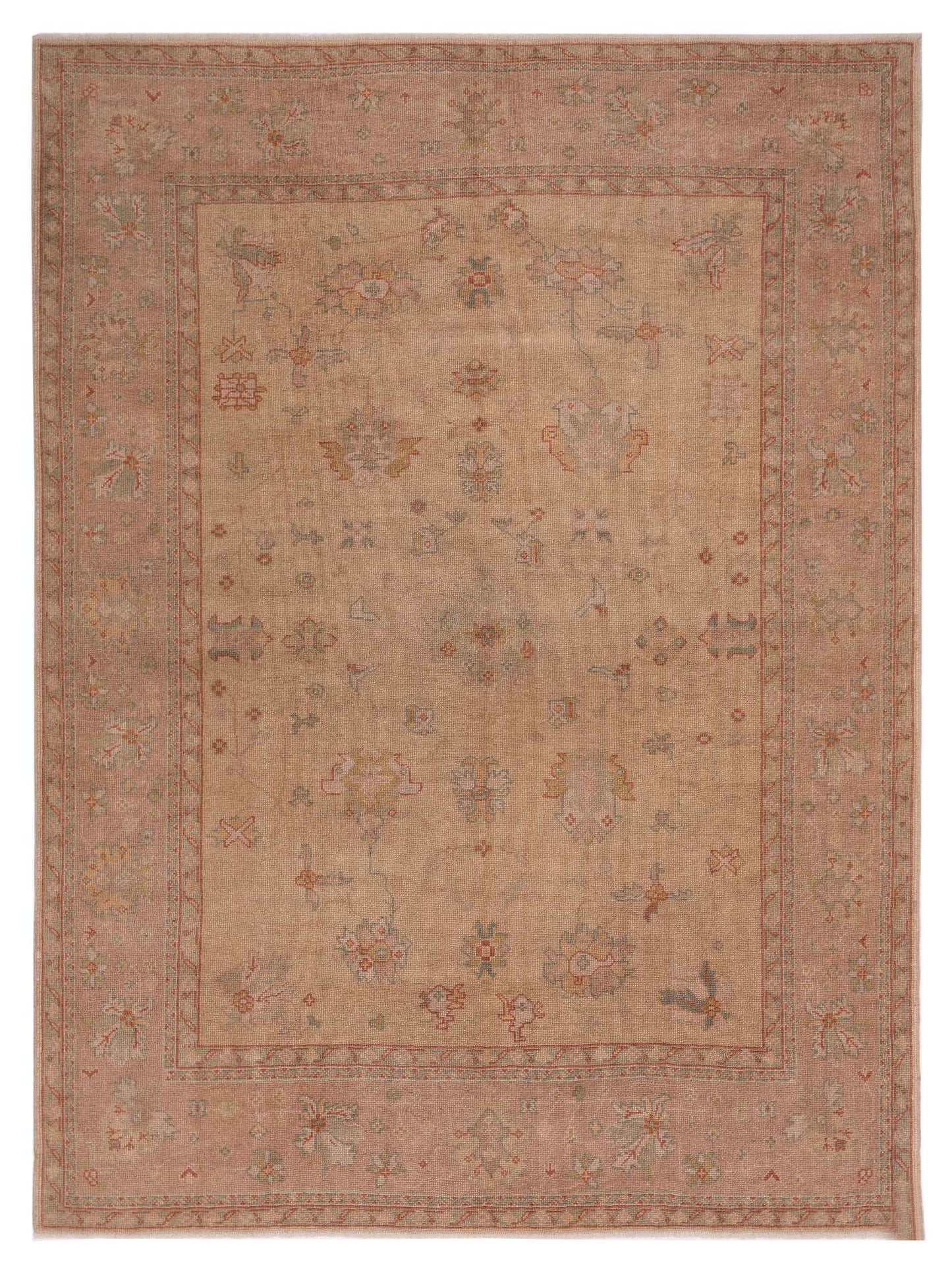 Pasha Anadol Oushak  Cream Pink Transitional