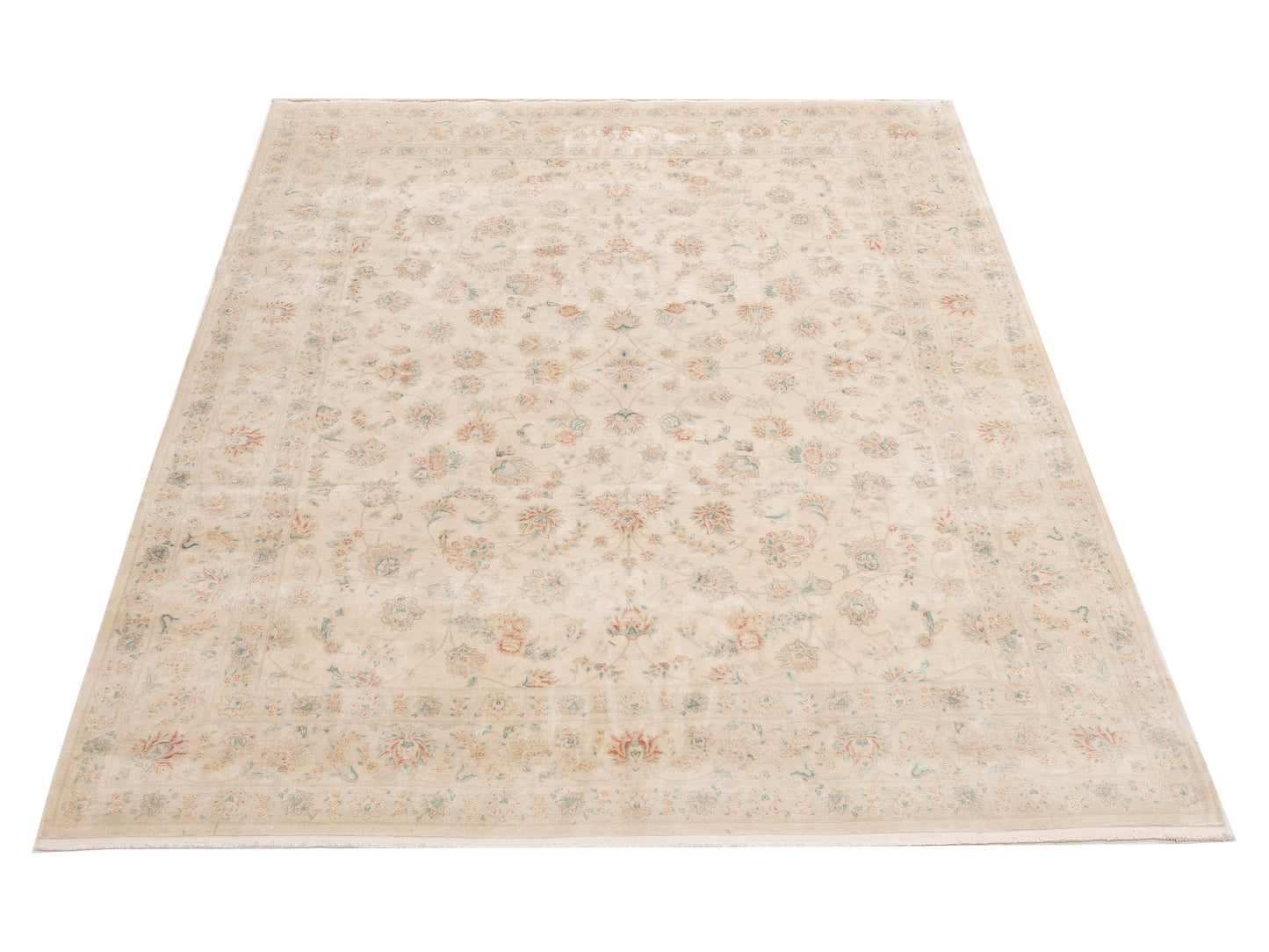 Magnolia 154298 Ivory Ivory 7.10x9.7 Hand Knotted Rug
