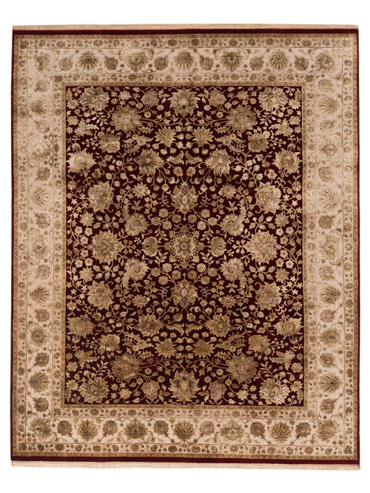 Rajpur Imperial Silk  Red Ivory Traditional