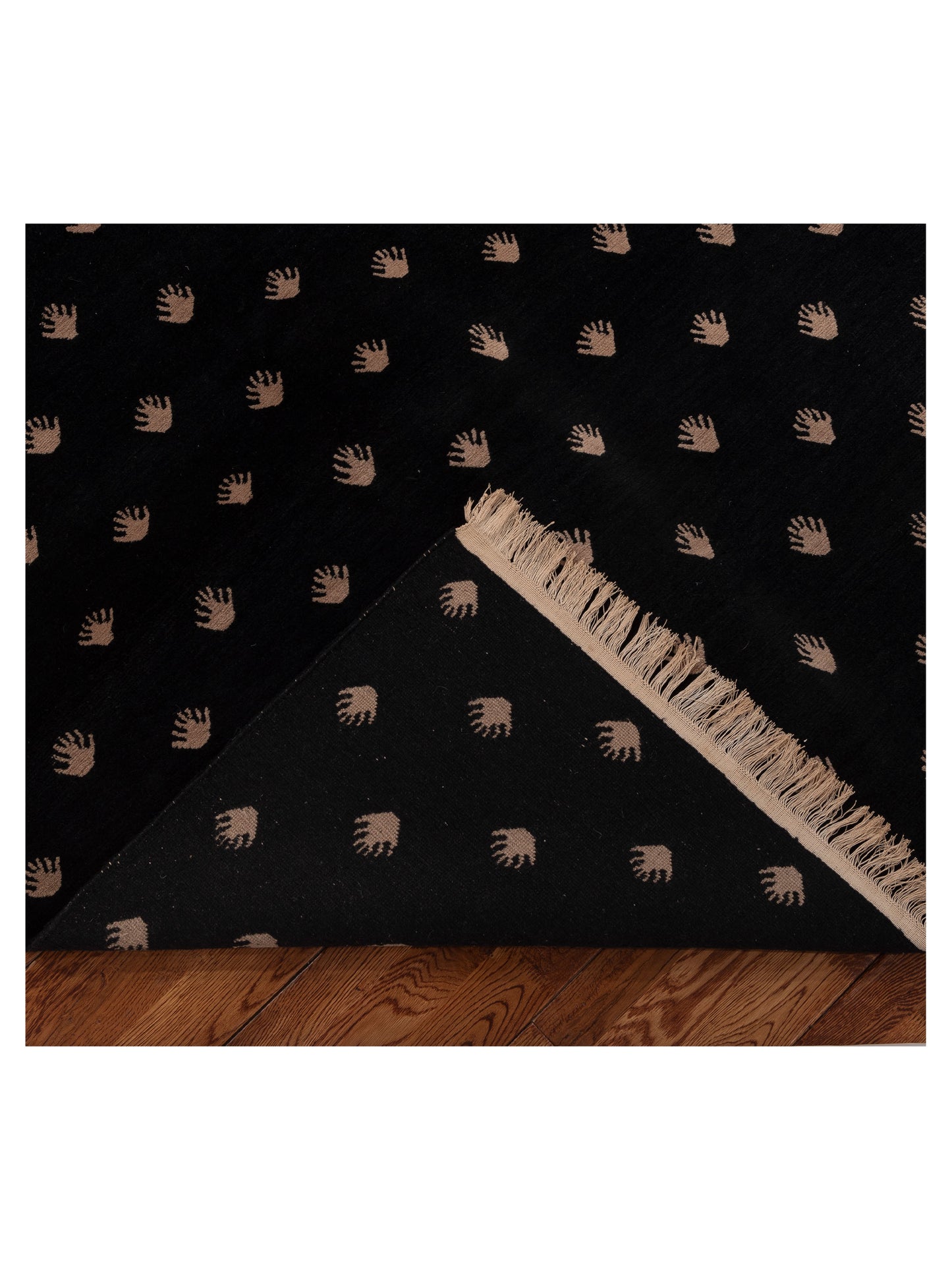 Nepalese 151664 Black 8x10 Hand Knotted Rug