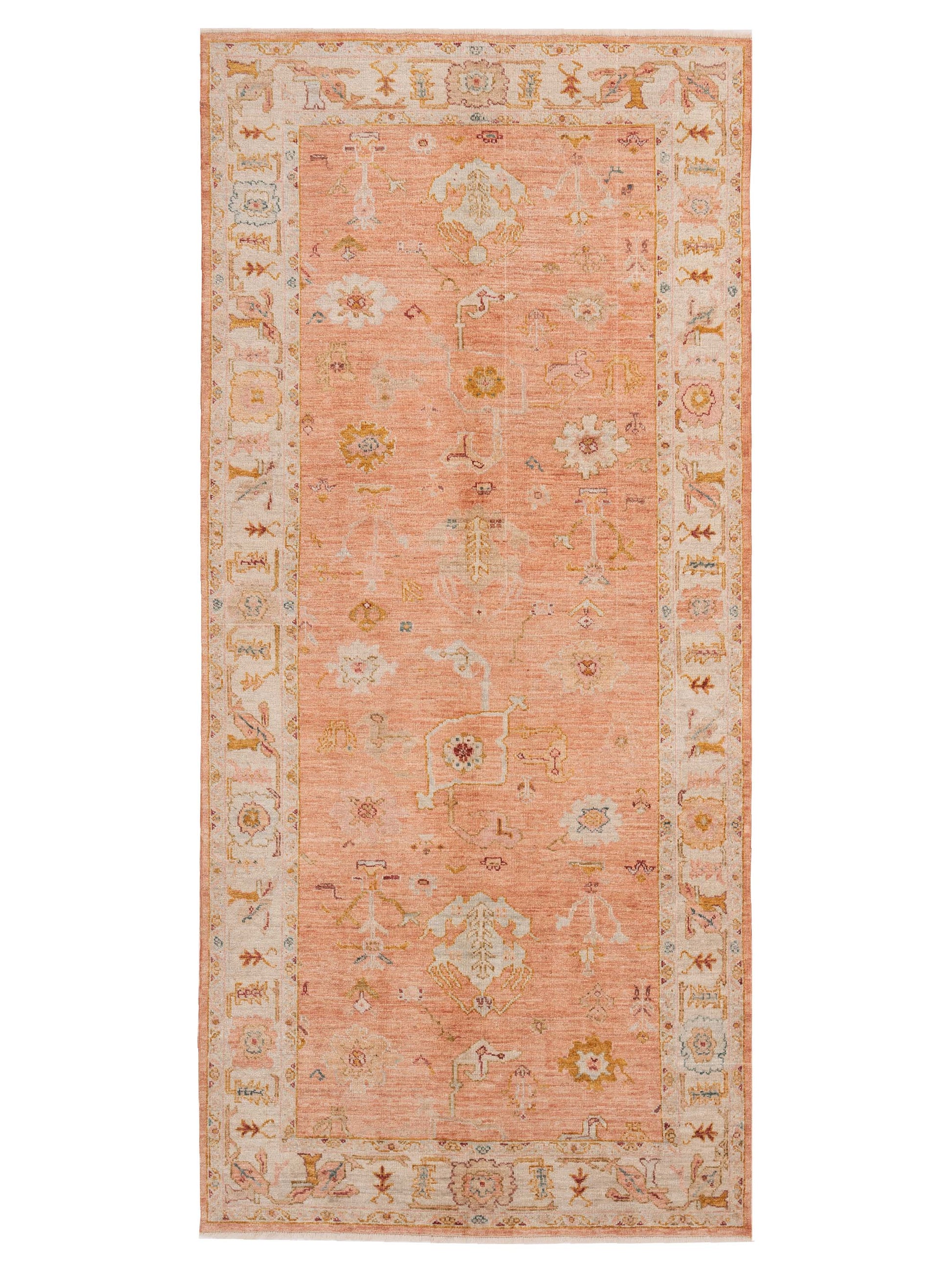Anadol Angora Oushak  Pink Ivory Traditional