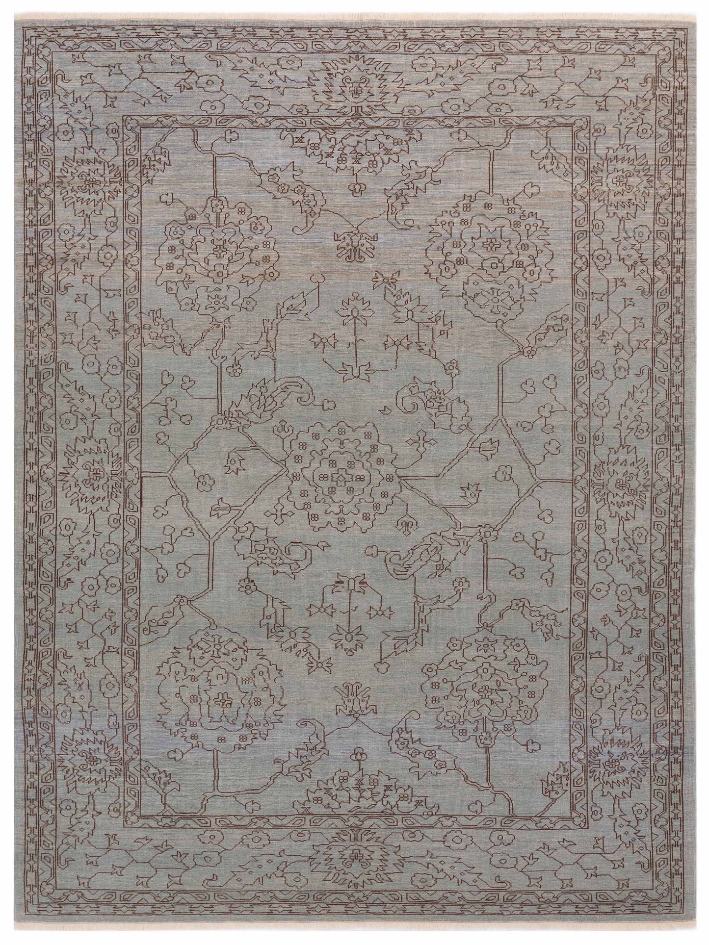 Pasha Defne  Silver Dark Brown Transitional