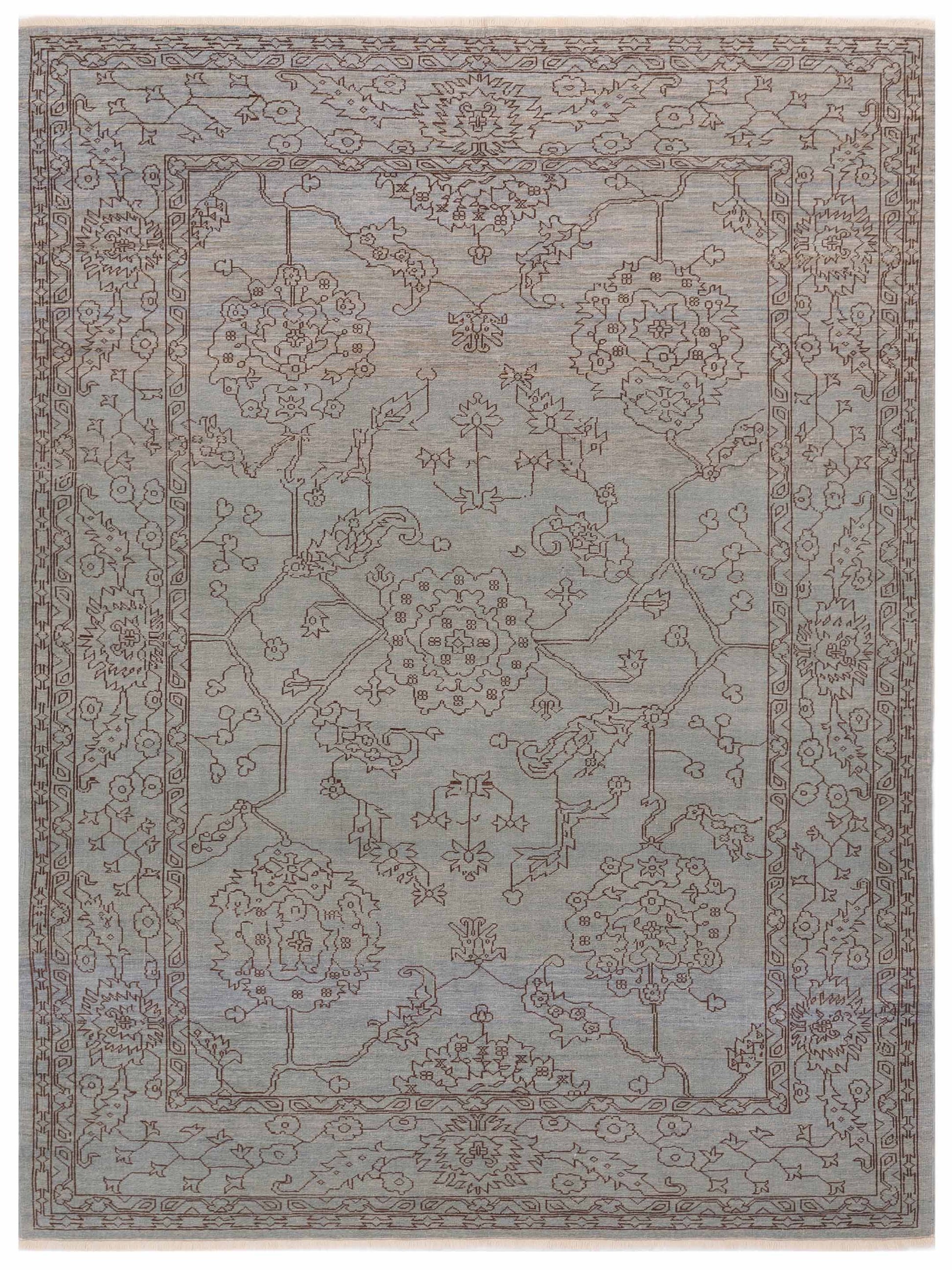 Pasha Defne  Silver Dark Brown Transitional