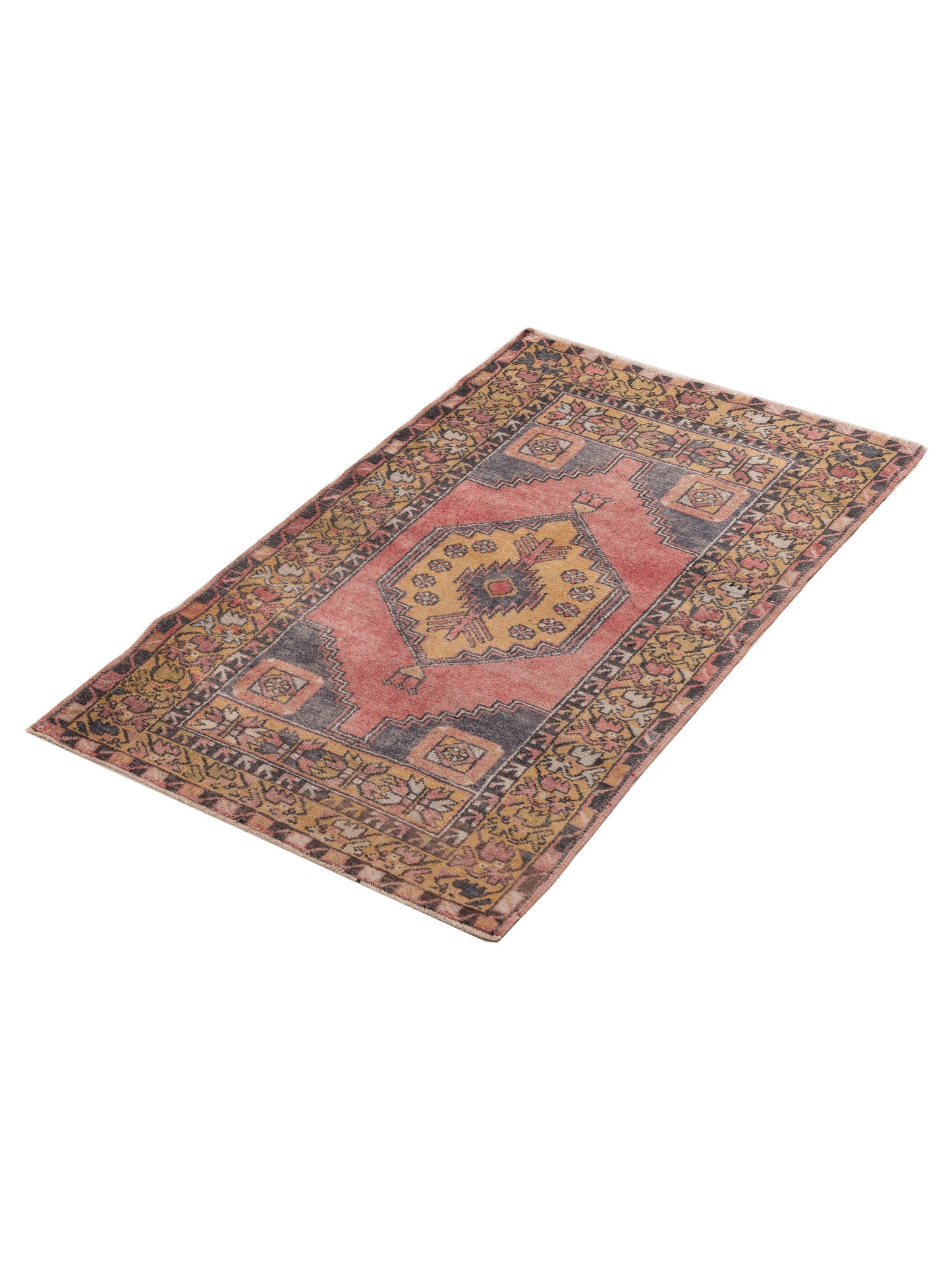 Old Anatolian 154175 Pink Gold 3.5x5.6 Hand Knotted Rug
