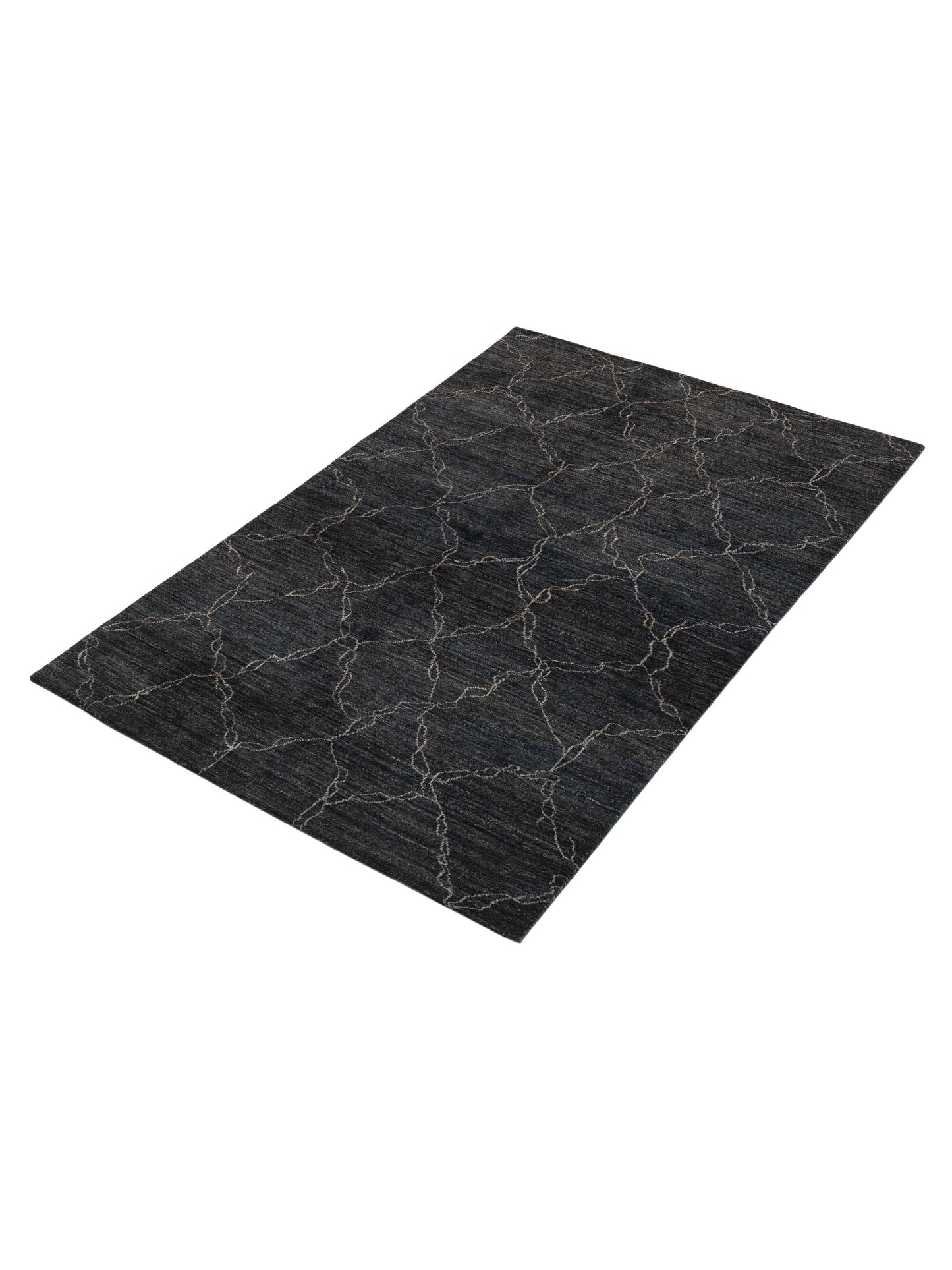 Tibetino 154015 Blue Blue 5.3x8 Hand Knotted Rug
