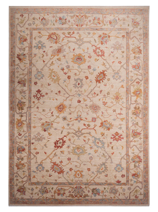 Anadol Angora Oushak  Ivory Ivory Traditional