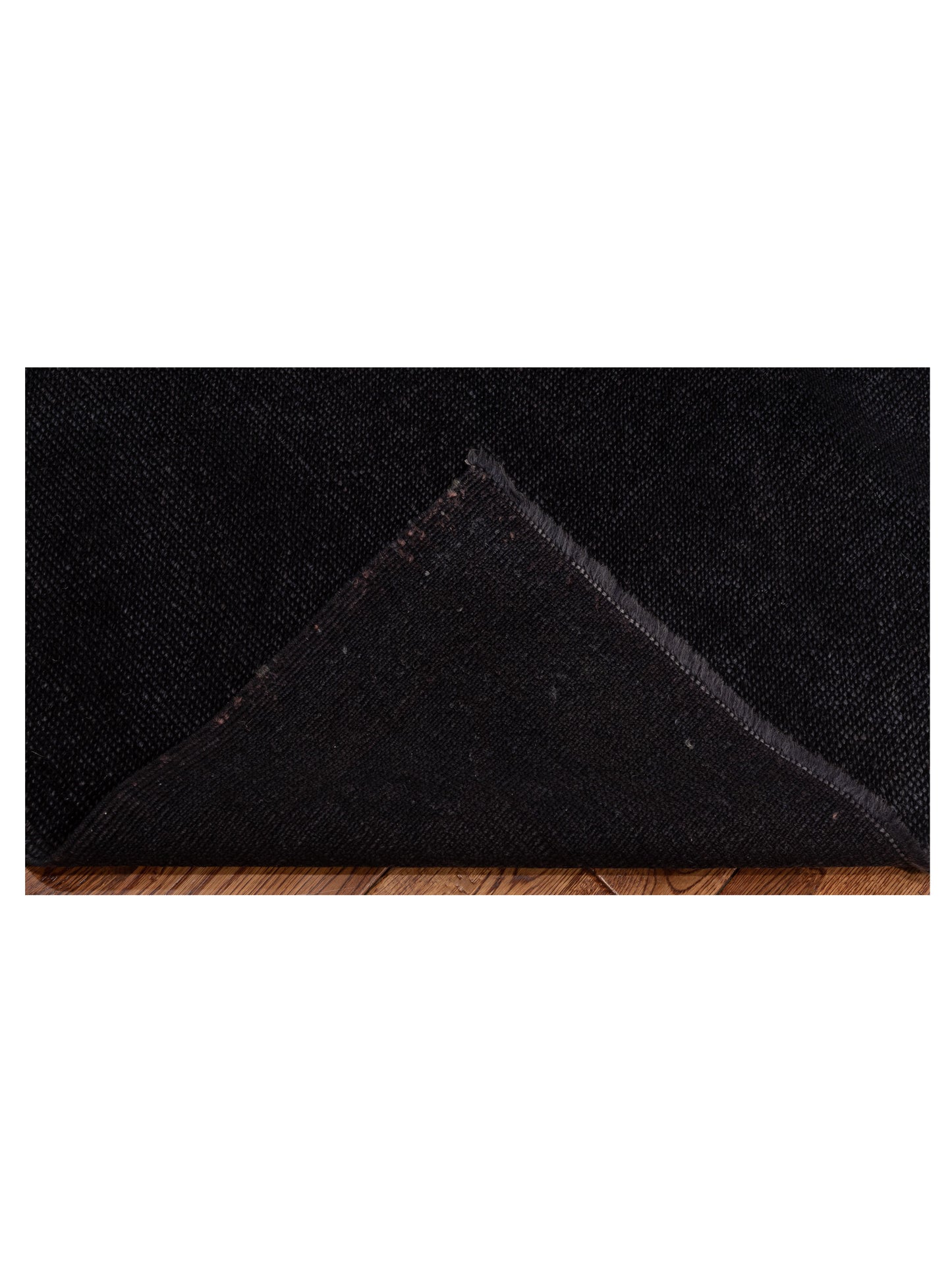Vintage 97410 Black 6.11x8.11 Hand Knotted Rug