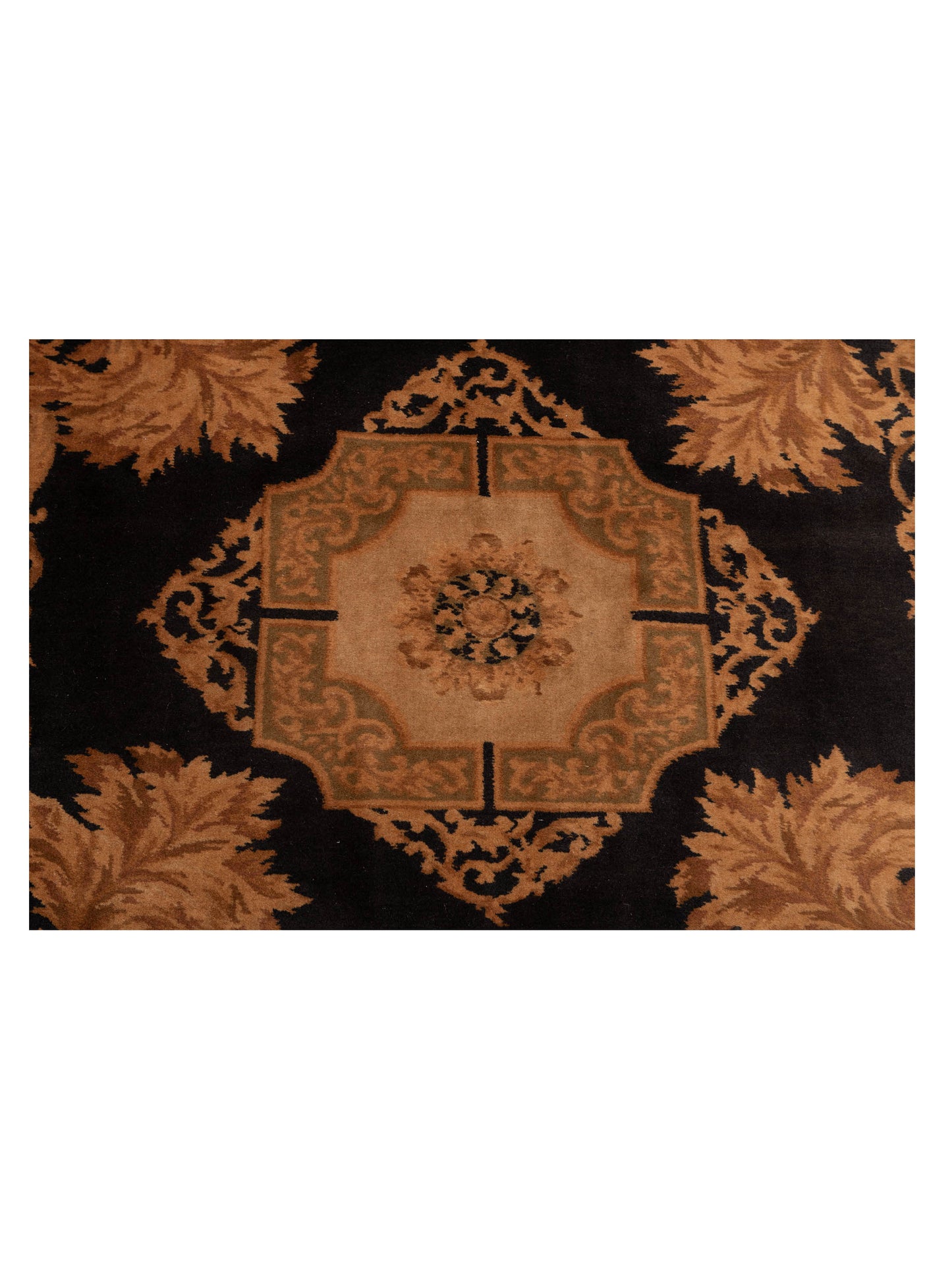 Savannorie 83798 Black Gold 8.10x12 Hand Knotted Rug