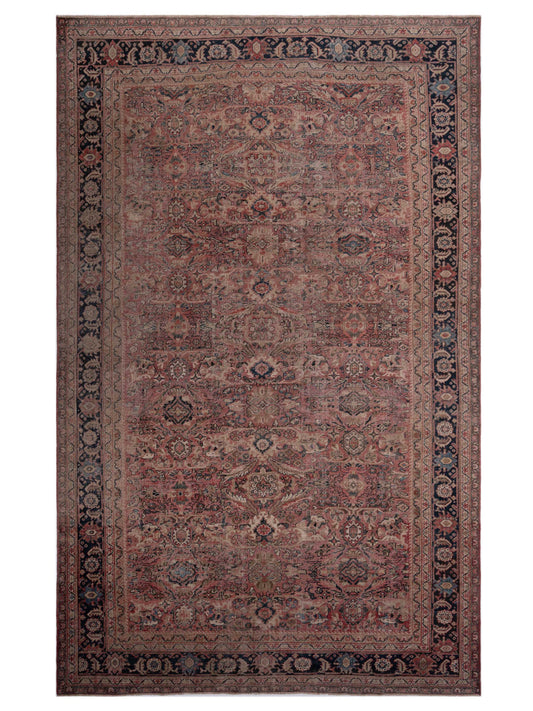 Pasha Antique Heirloom  Pink Navy Traditional