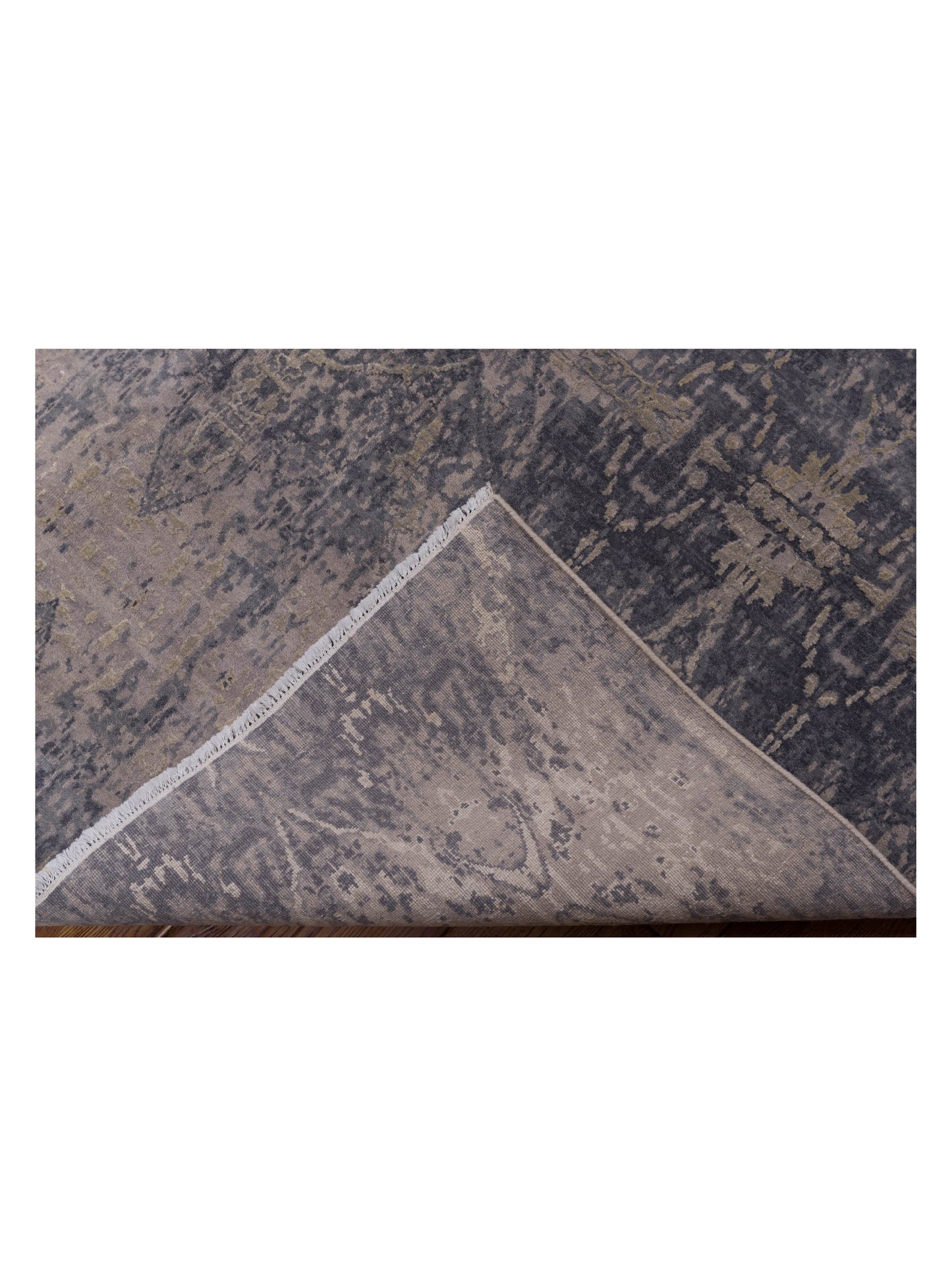 Mastersilk 127404 Gray Gray 9.1x12.2 Hand Knotted Rug