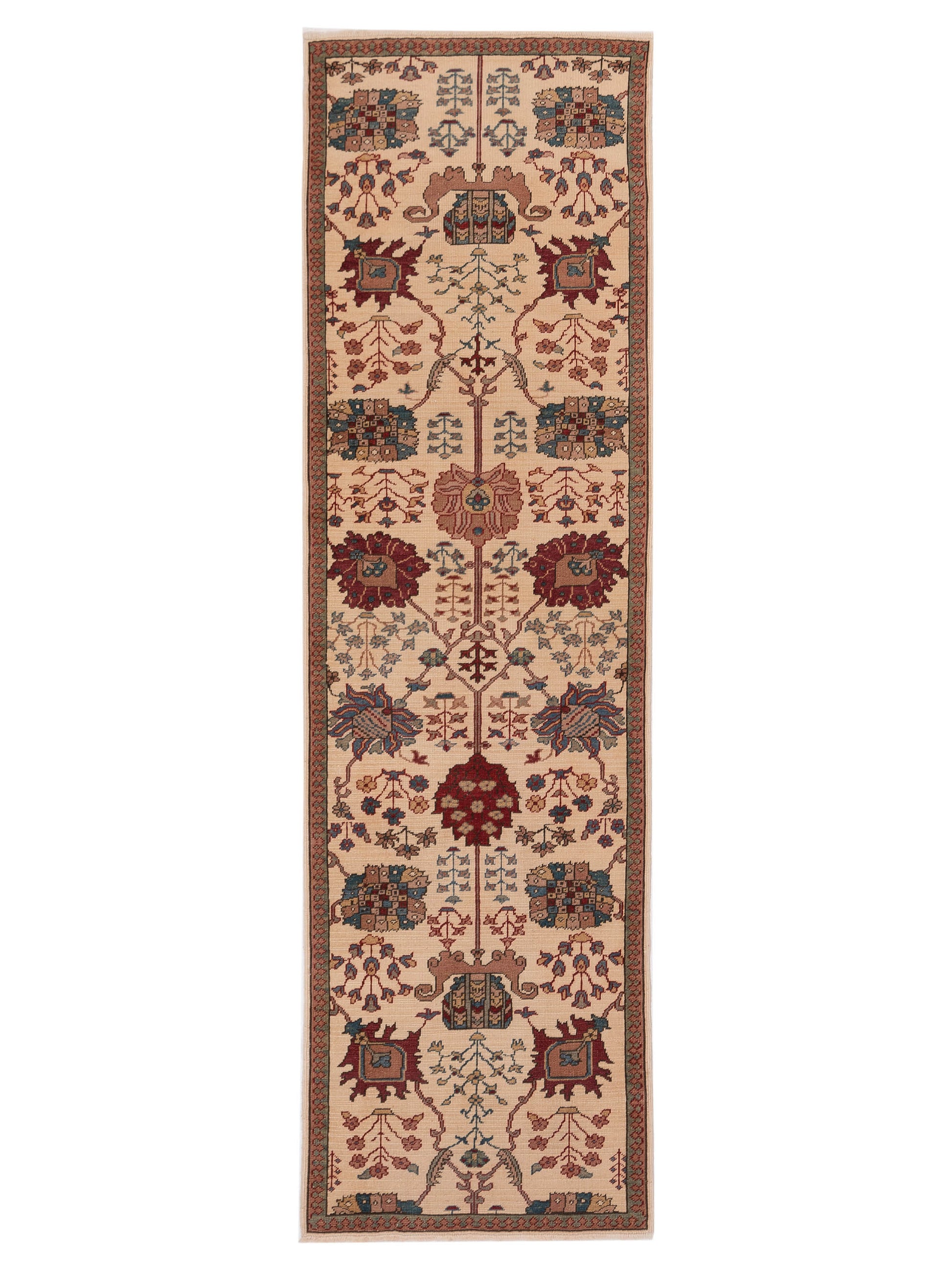 Pasha Antique Loom  Ivory Ivory Traditional