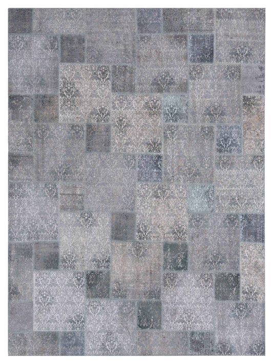 Pasha Turkish Vestige Patchwork  Blue  Contemporary