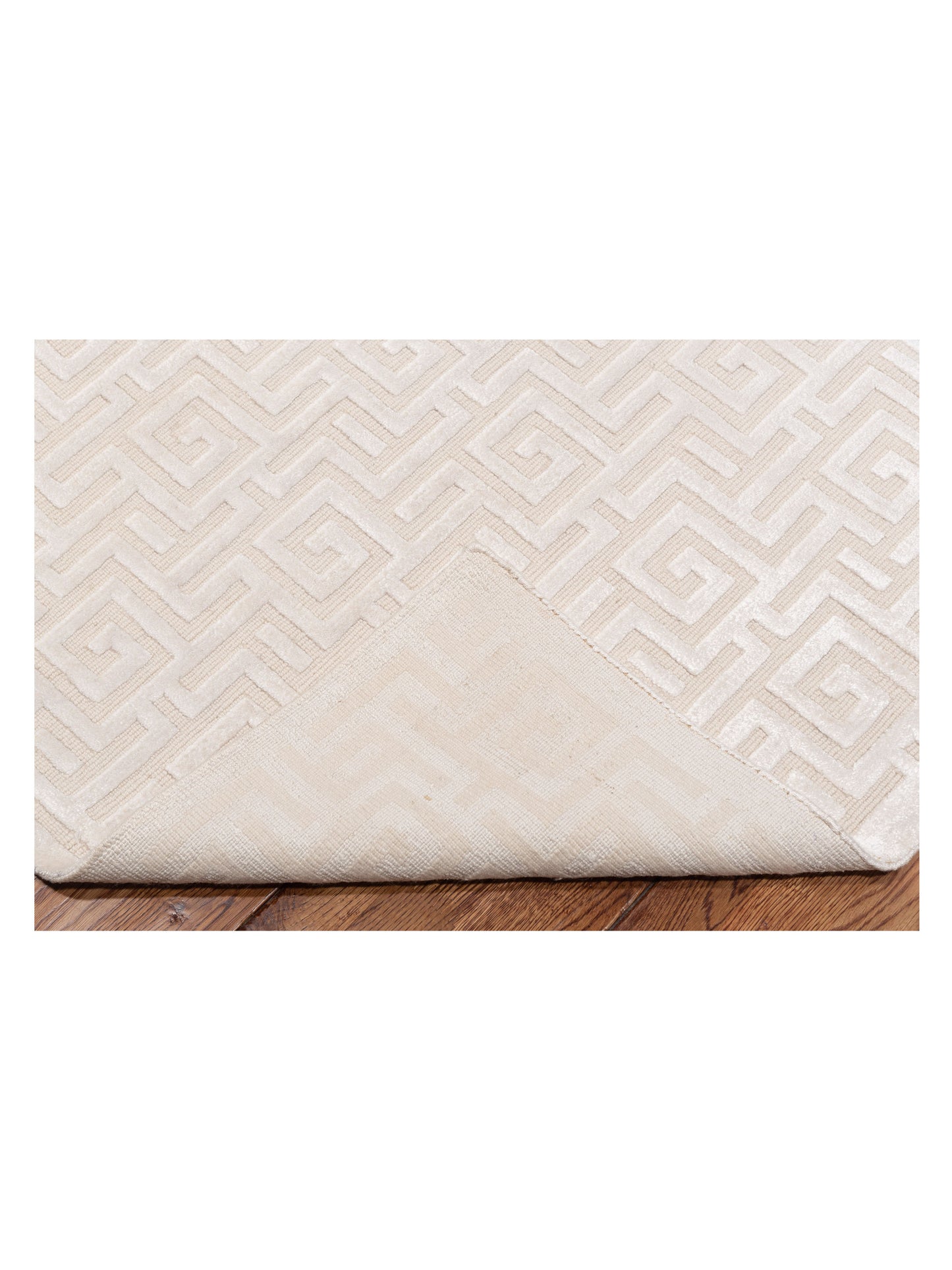 Tibetino 126638 Ivory 8.1x9.10 Hand Knotted Rug