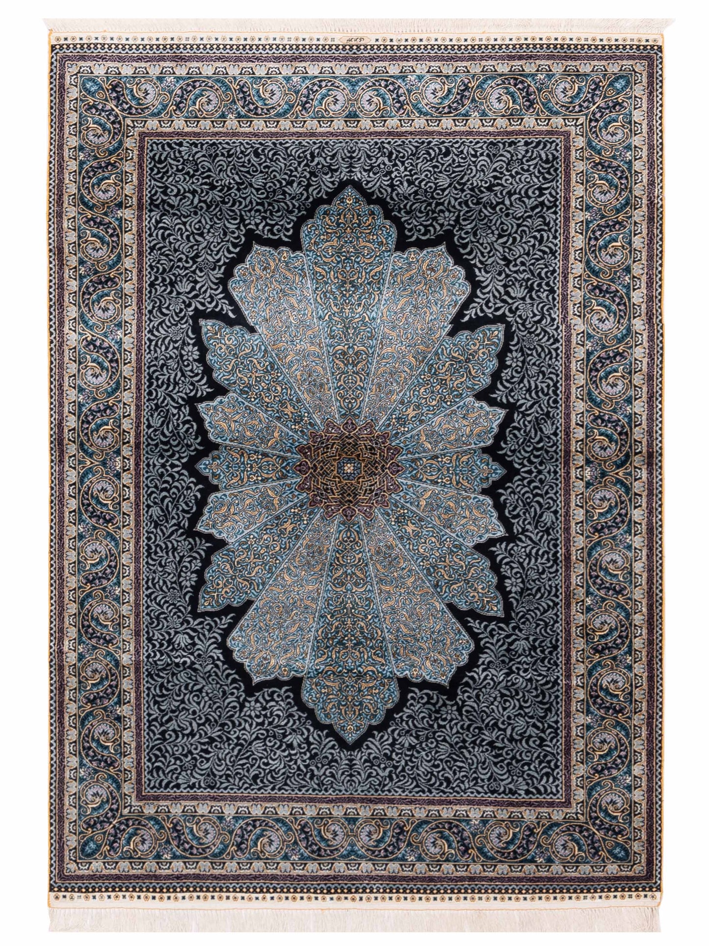 Pasha Elegance  Black Blue Traditional