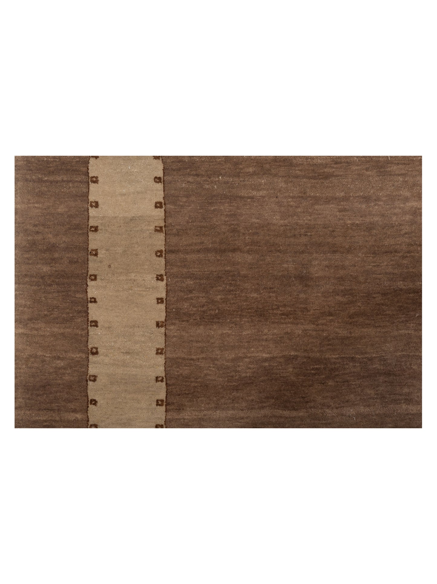 Aurore 96228 Brown Beige 5.6x7.11 Hand Knotted Rug