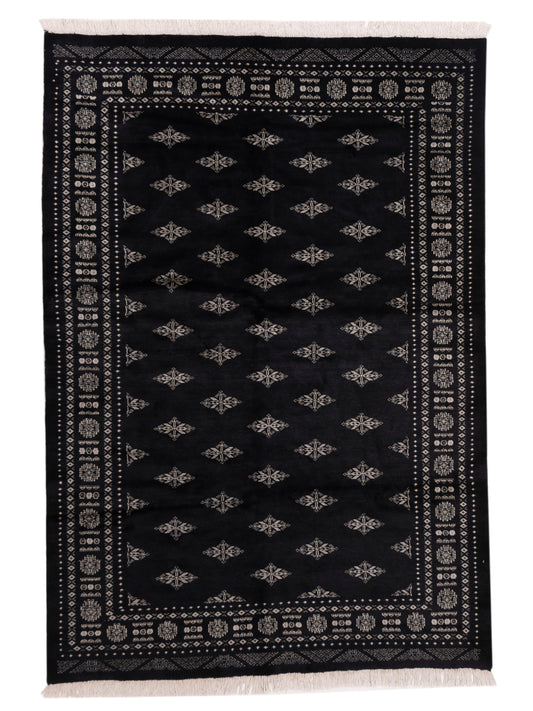 Nomad Bokhara  Black Black Traditional