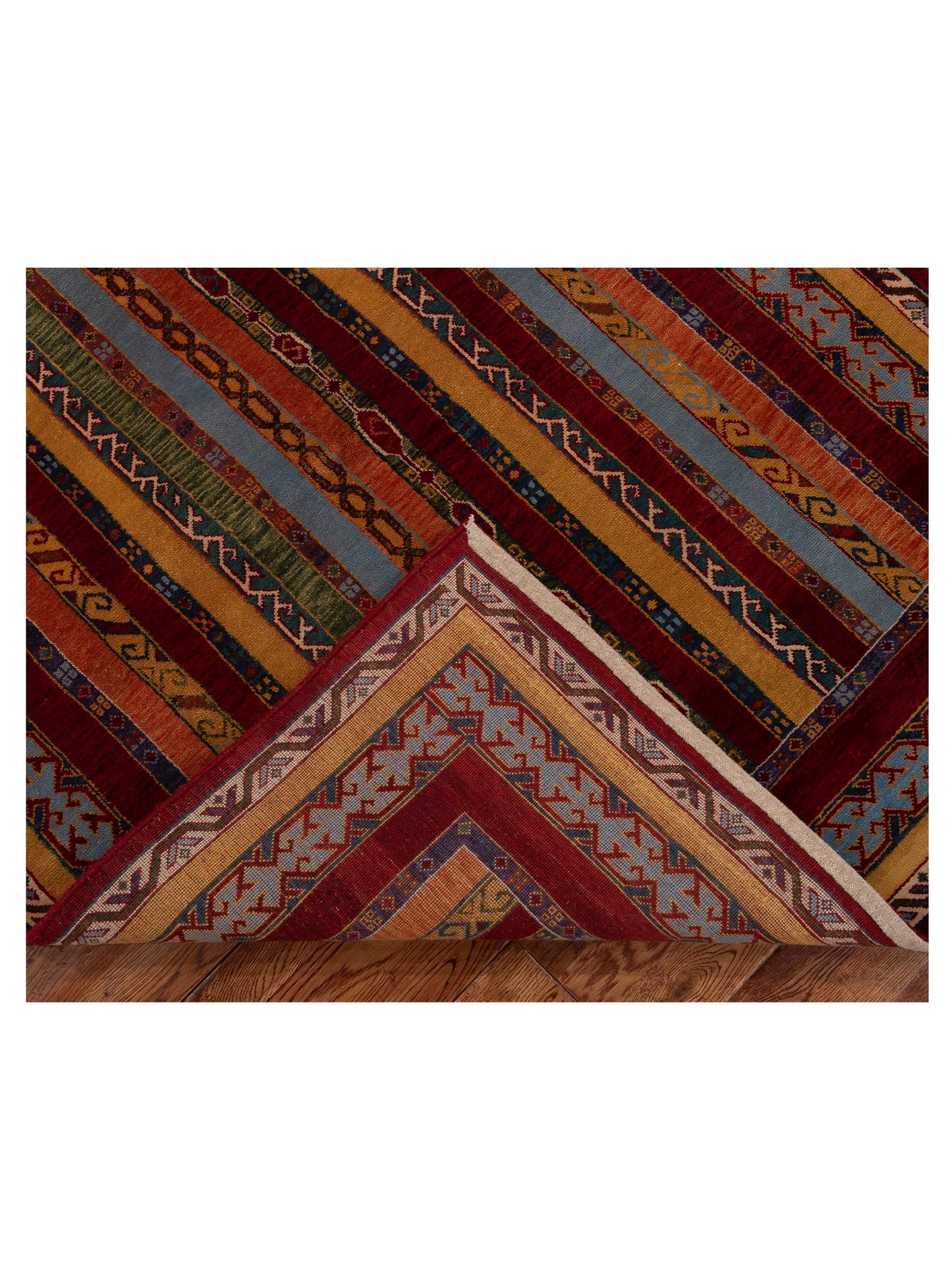 Shawl 110886 Multi 4.1x5.10 Hand Knotted Rug