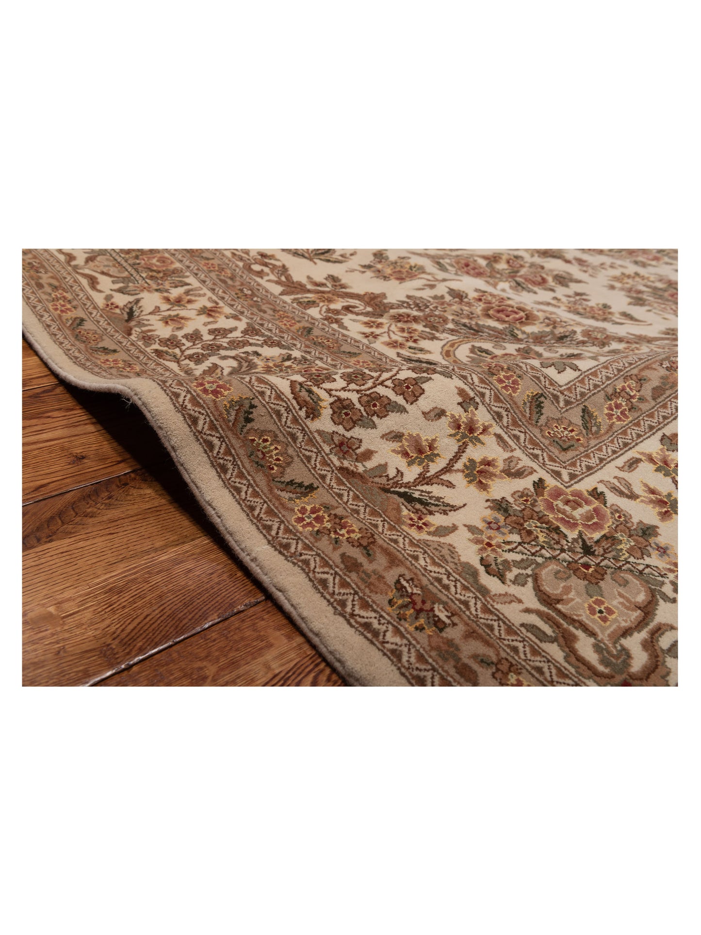 Magnolia 111560 Ivory Ivory 8x10 Hand Knotted Rug