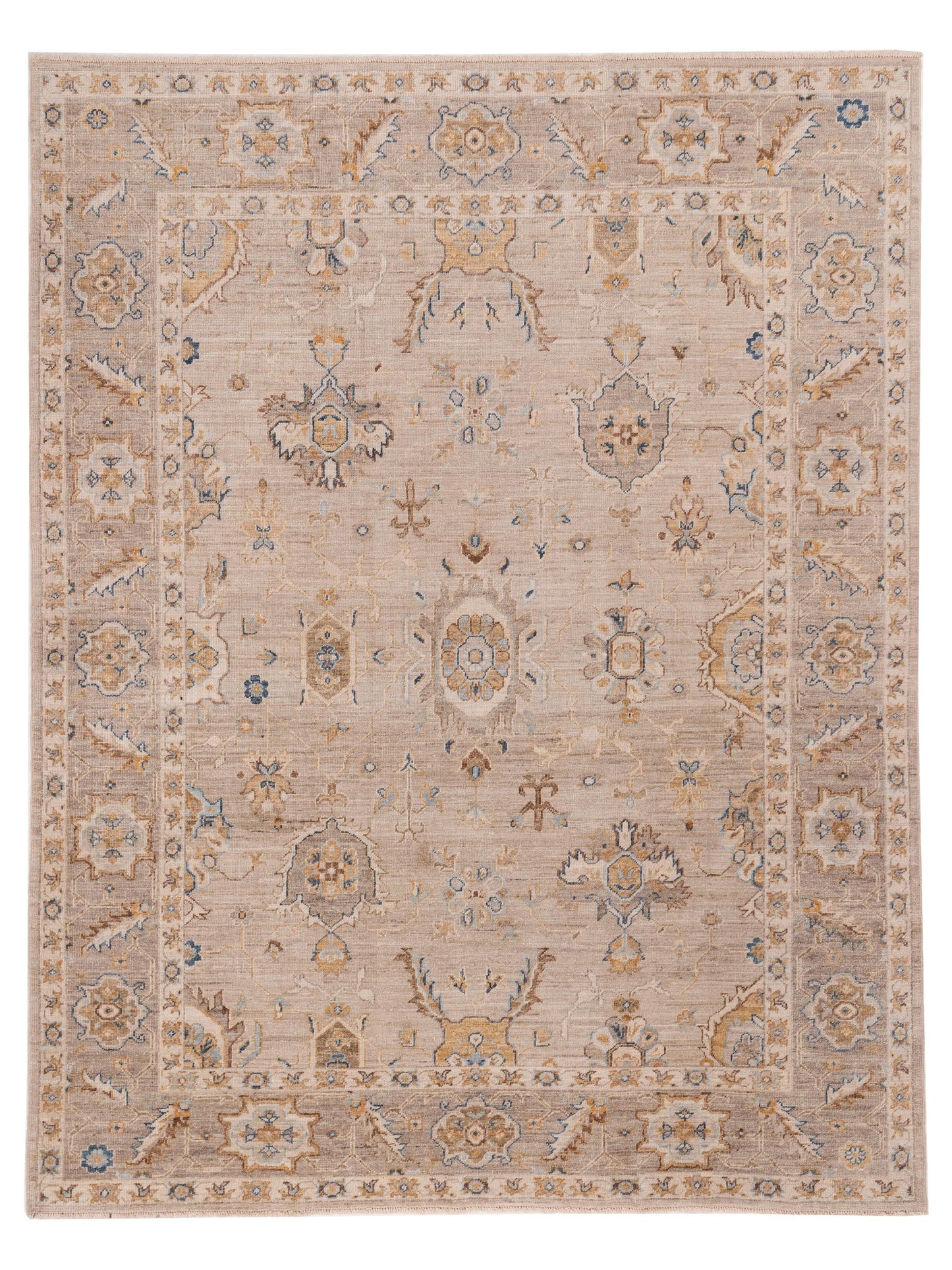 Anadol Angora Oushak  Brown Brown Traditional