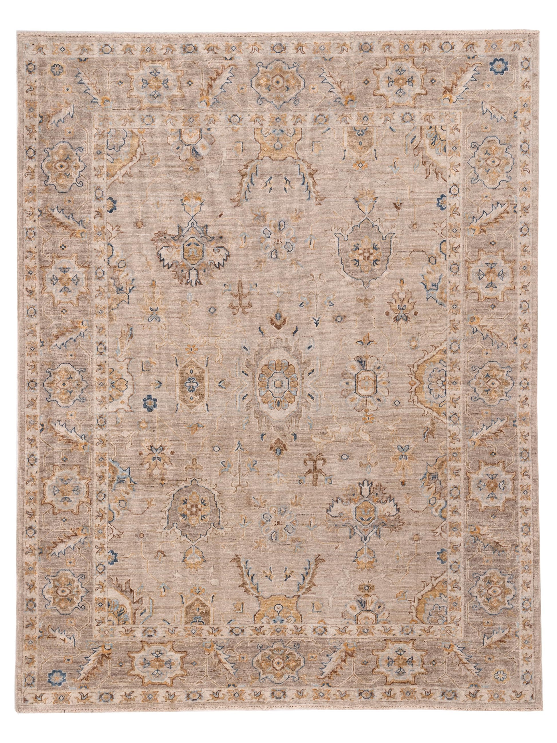 Anadol Angora Oushak  Brown Brown Traditional