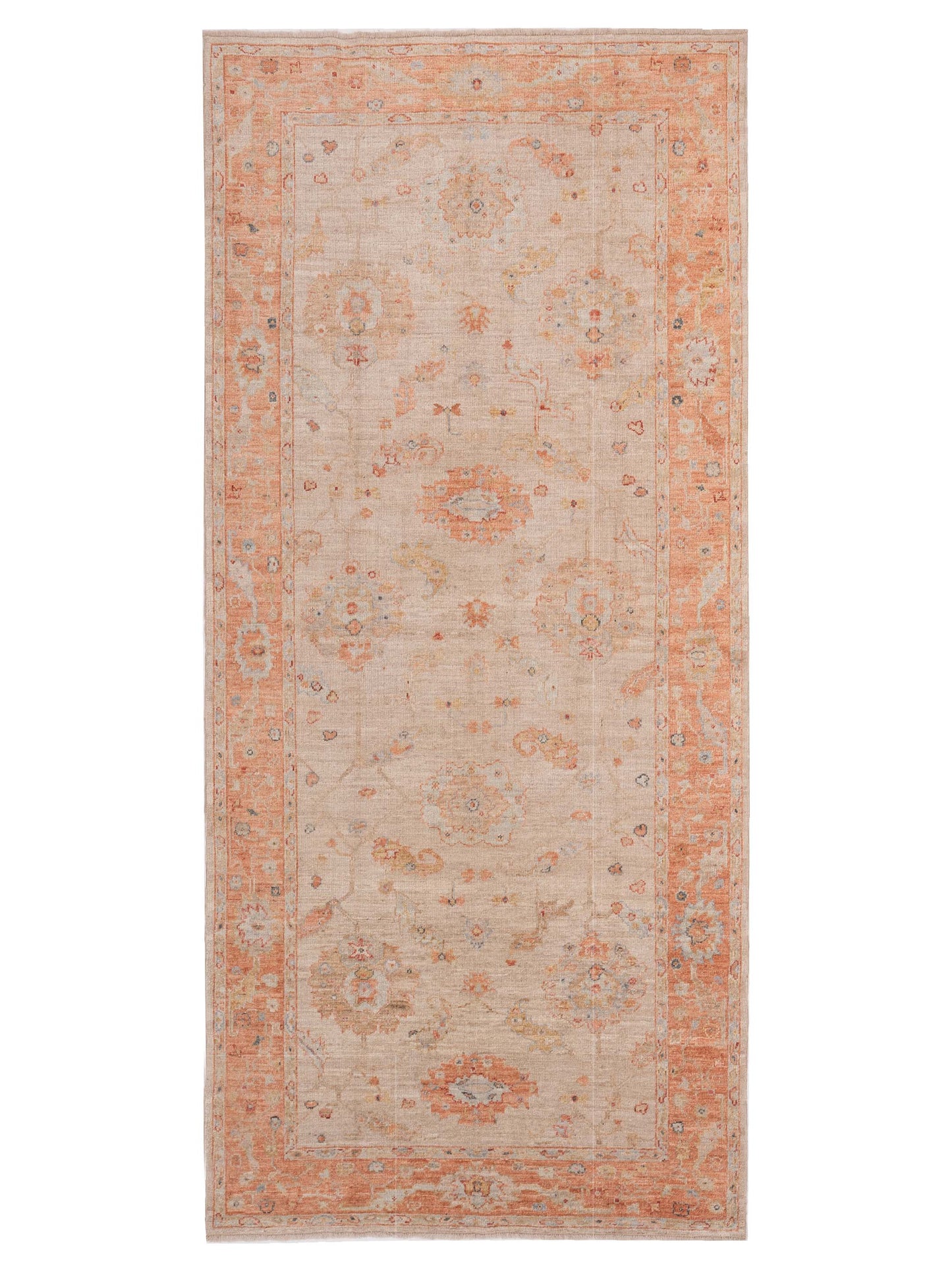 Anadol Angora Oushak  Beige Rust Traditional