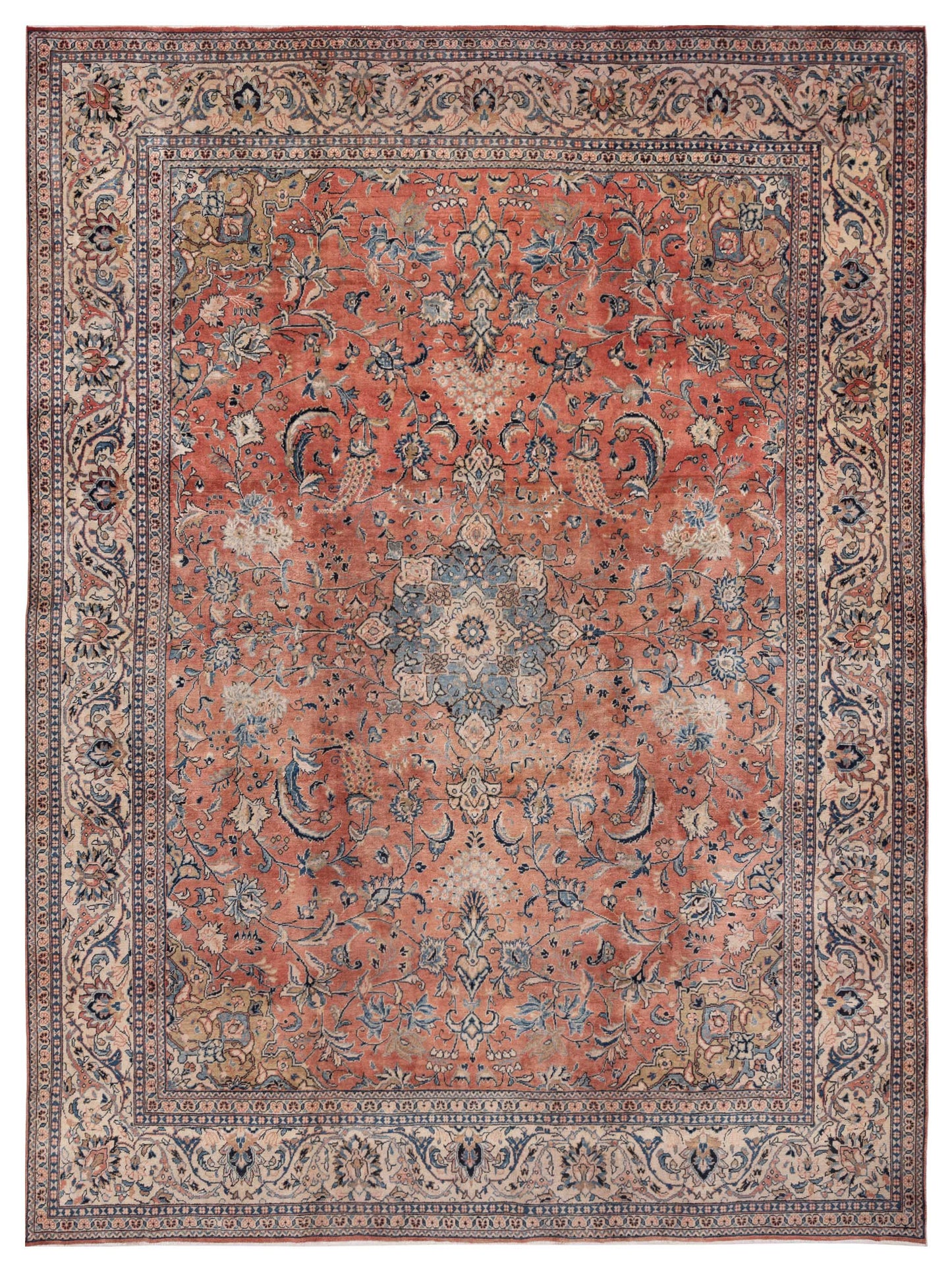 Pasha Persian  Rust Beige Transitional