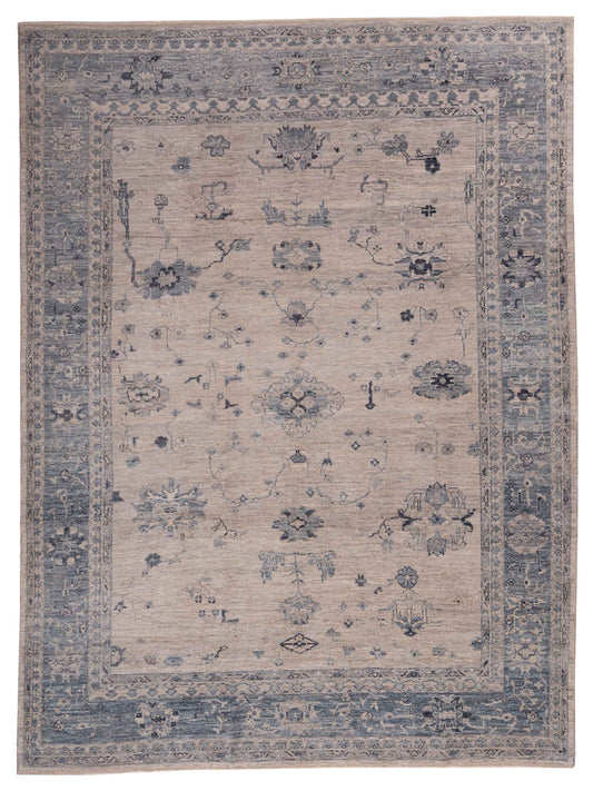 Anadol Angora Oushak  Silver Blue Traditional