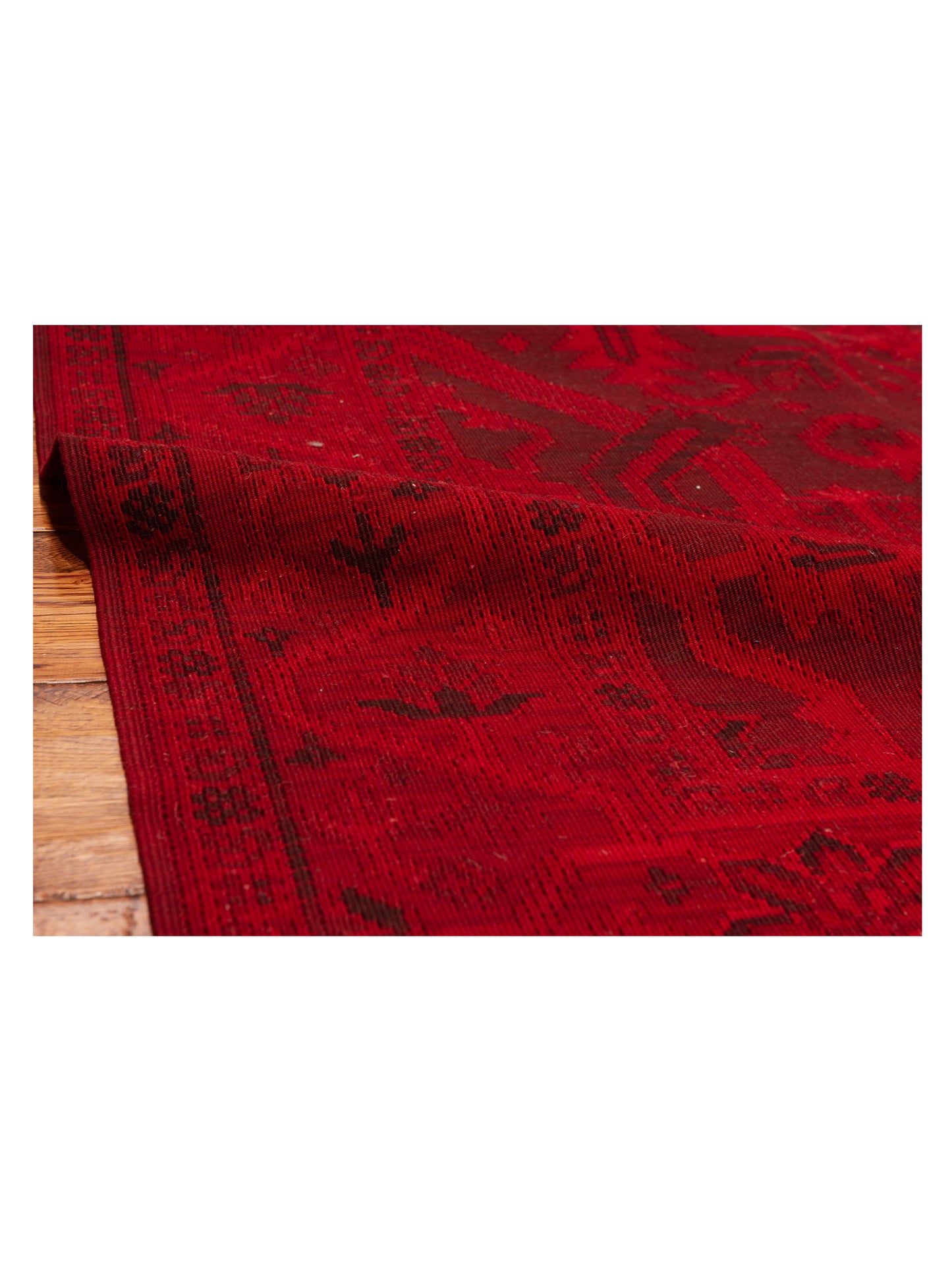 Vintage 70083 Red 5.7x7.10 Hand Knotted Rug