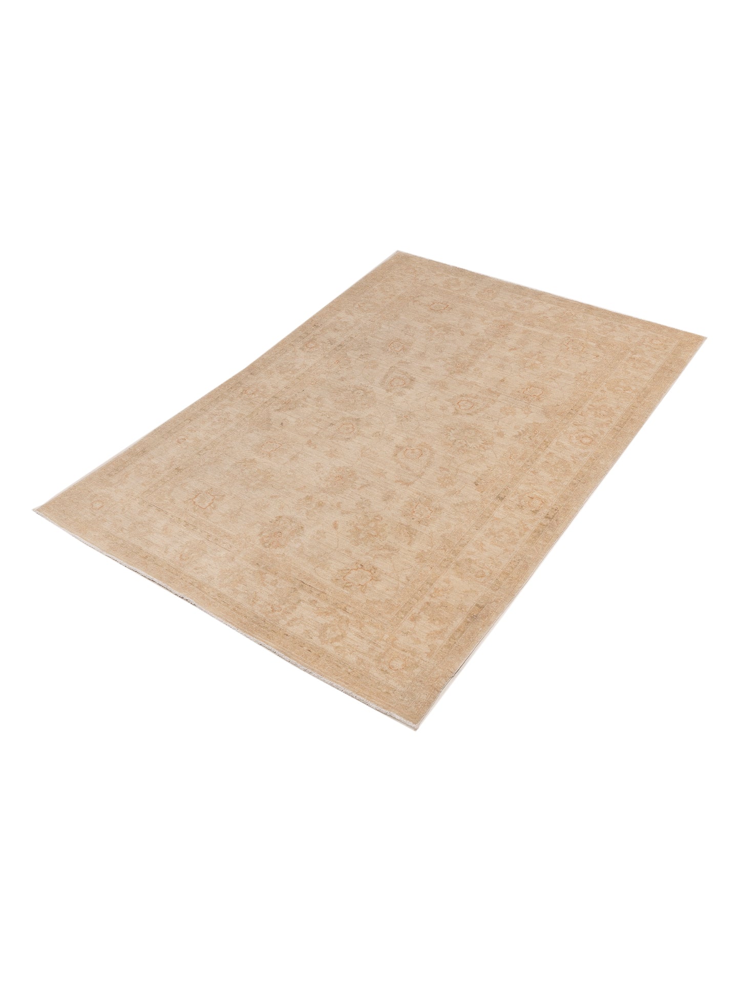 Sultan 119991 Ivory Ivory 6.1x8.1 Hand Knotted Rug