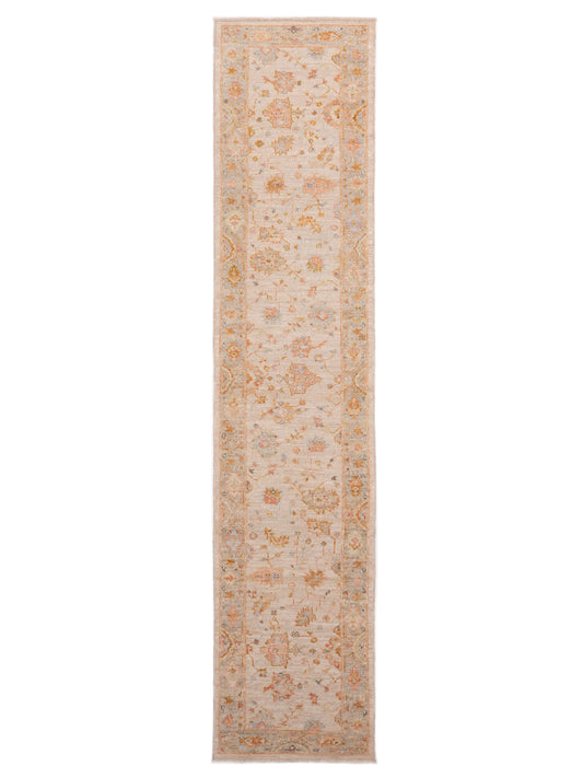 Anadol Angora Oushak  Ivory Silver Traditional