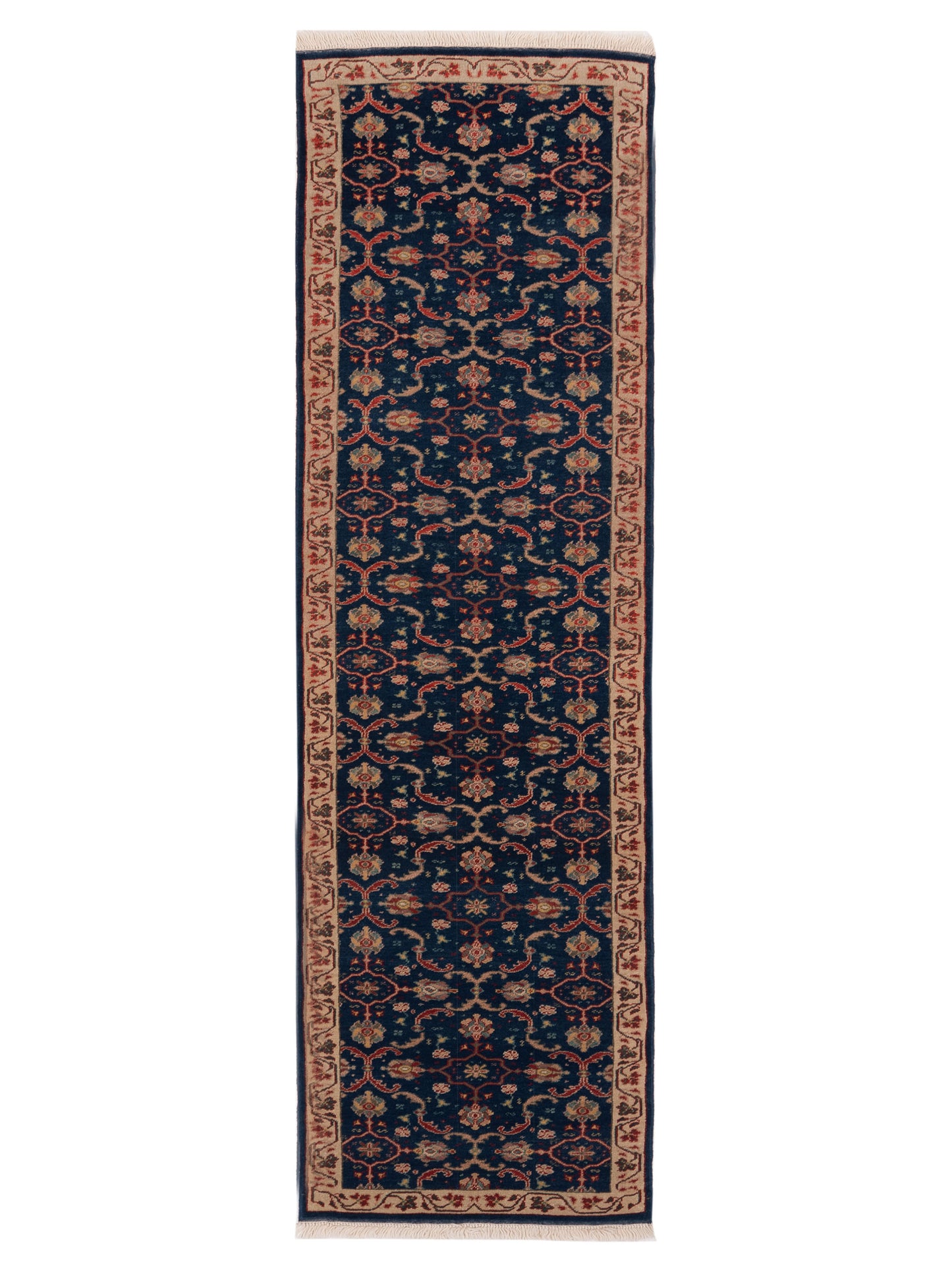 Pasha Antique Loom  Dark Blue Ivory Traditional