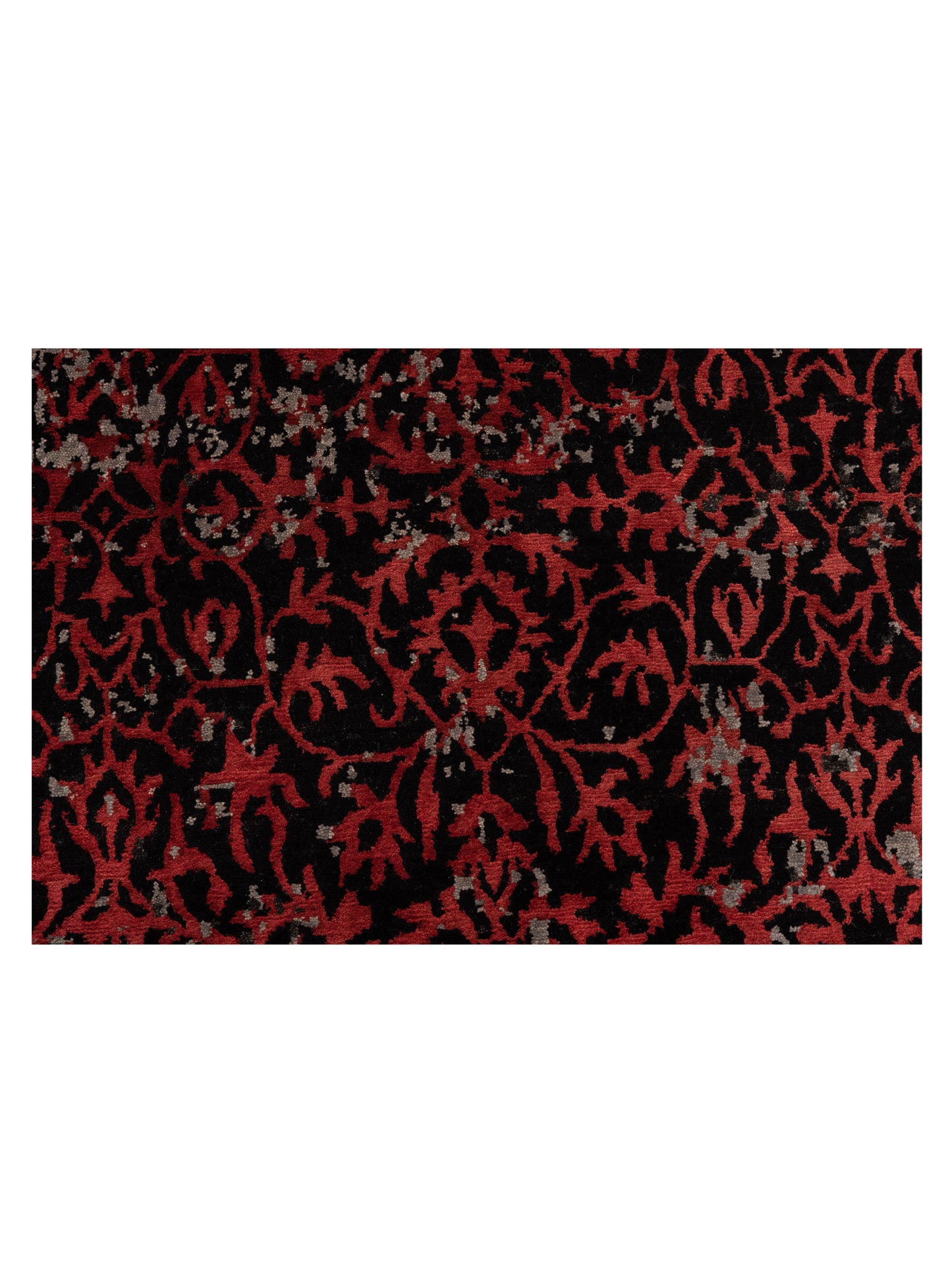 Tibetino 124308 Charcoal 8x9.10 Hand Knotted Rug