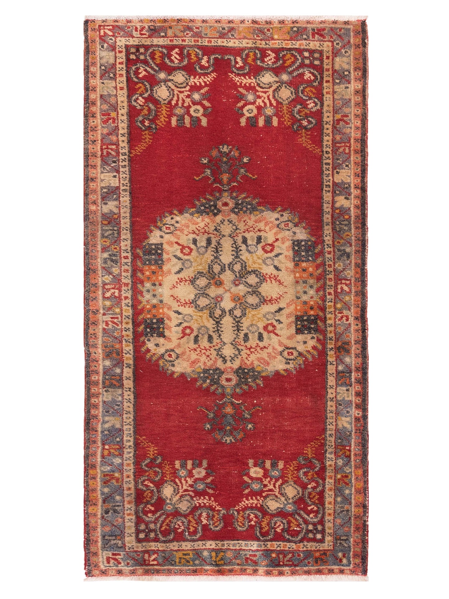 Pasha Old Anatolian  Rust Gray Traditional