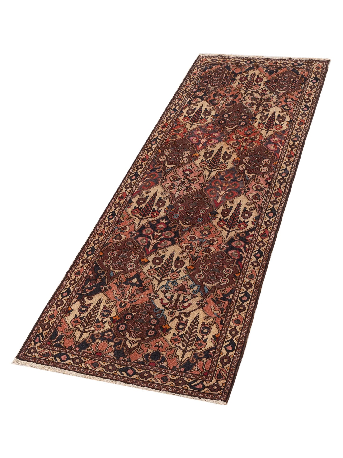 Persian 147307 Multi 3.7x9.7 Hand Knotted Rug