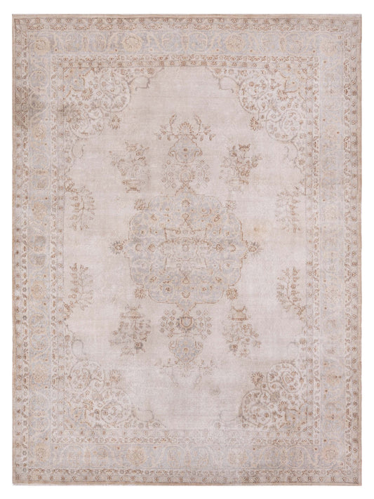 Pasha Vintage  Ivory Silver Contemporary