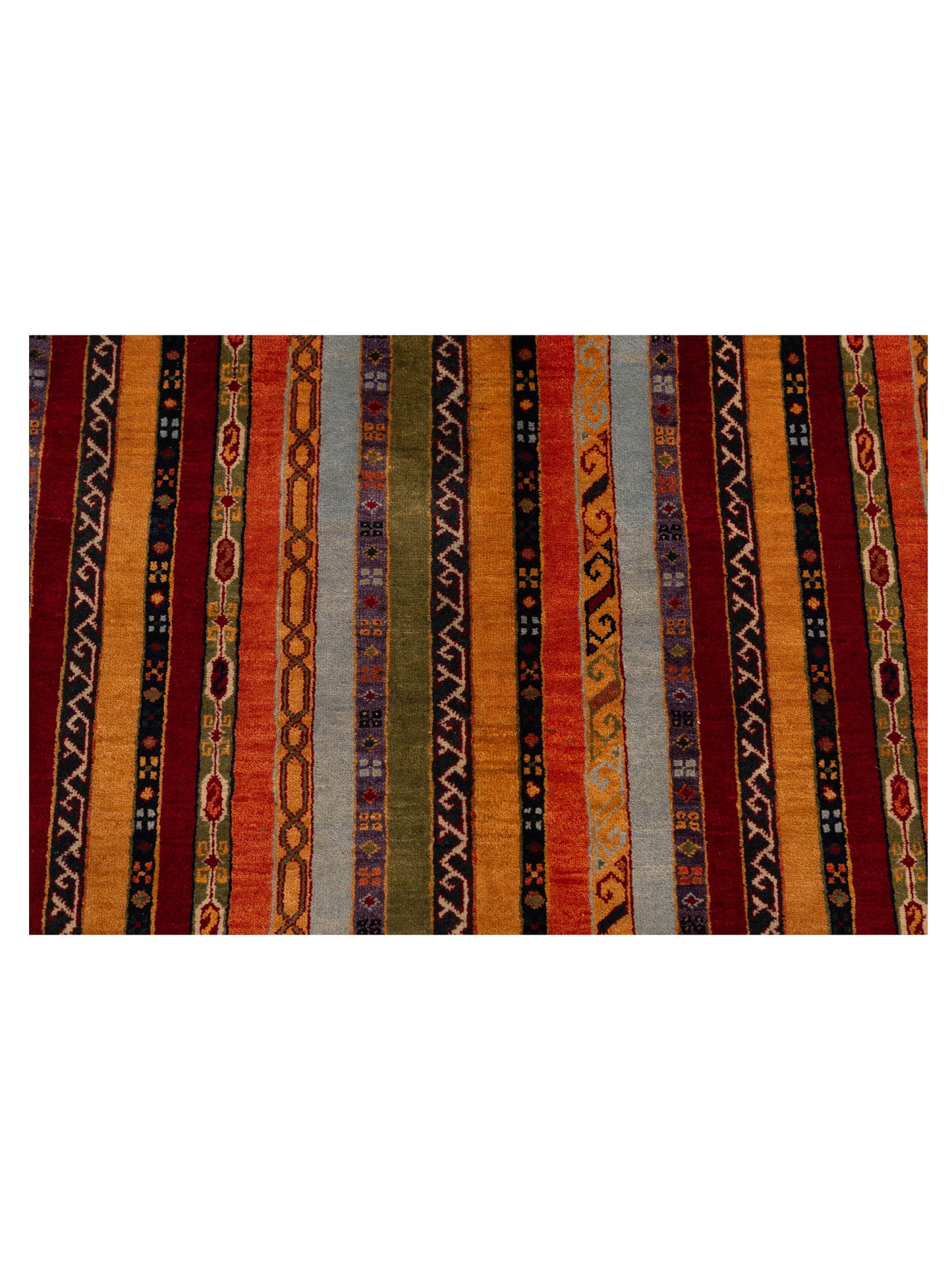 Shawl 115853 Multi 6.3x9.10 Hand Knotted Rug