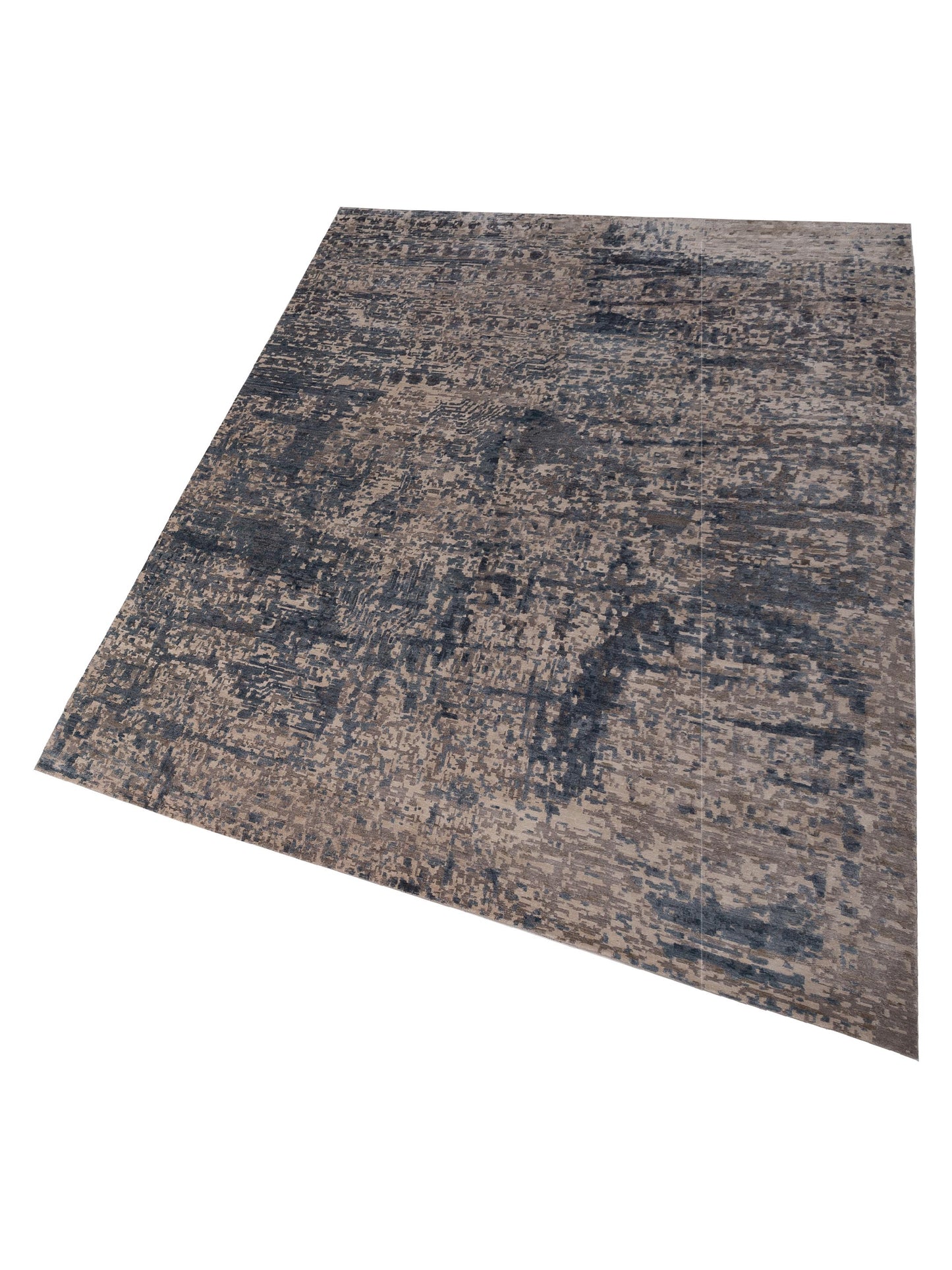 Tibetino 129526 Silver 9.10x13.6 Hand Knotted Rug