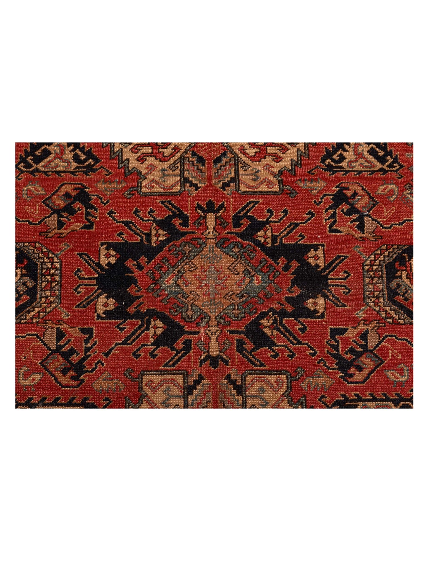 Antique Loom 147398 Rust Navy 5.9x10.1 Hand Knotted Rug