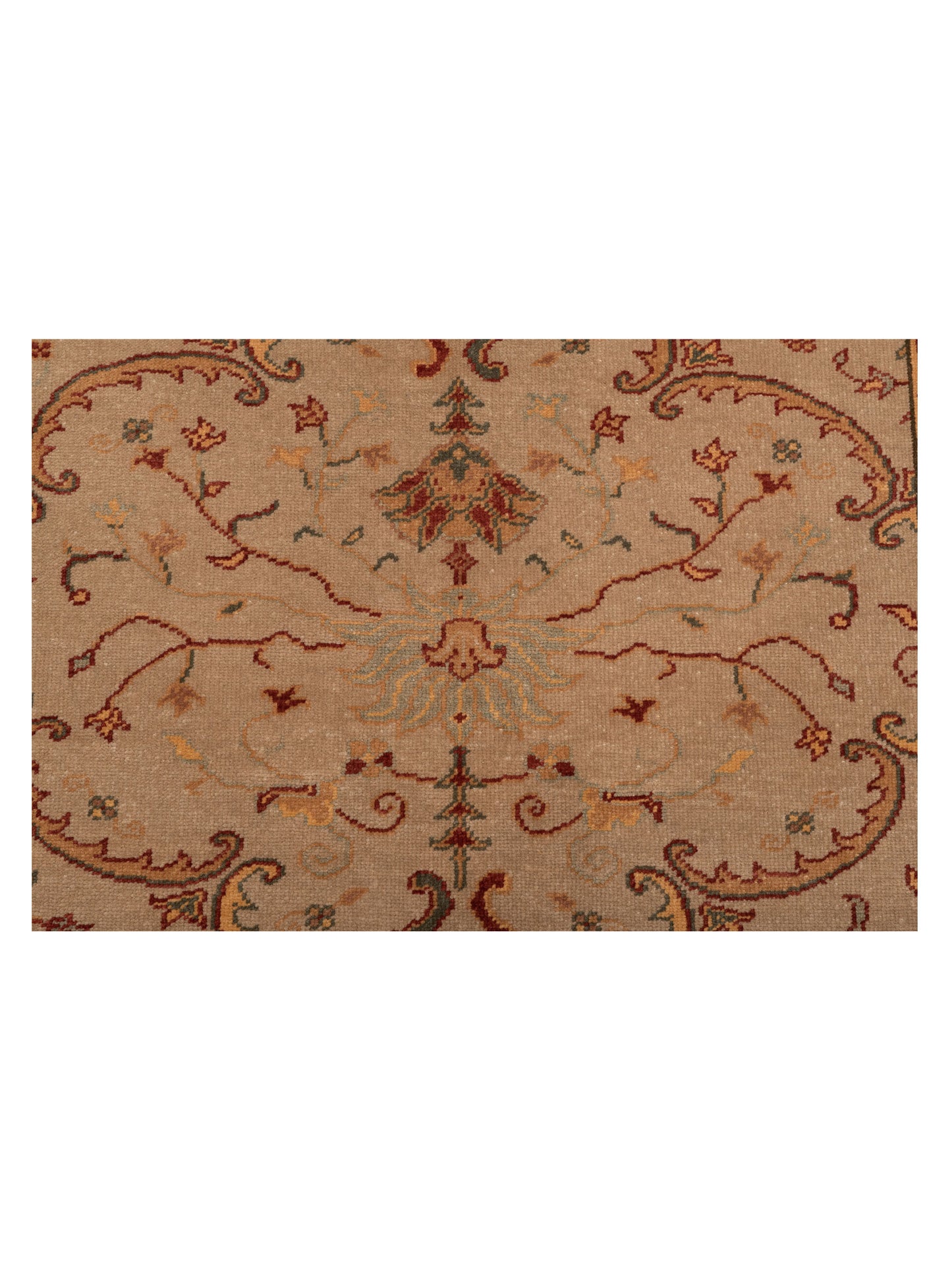 Antique Loom 108020 Silver Red 4x6 Hand Knotted Rug