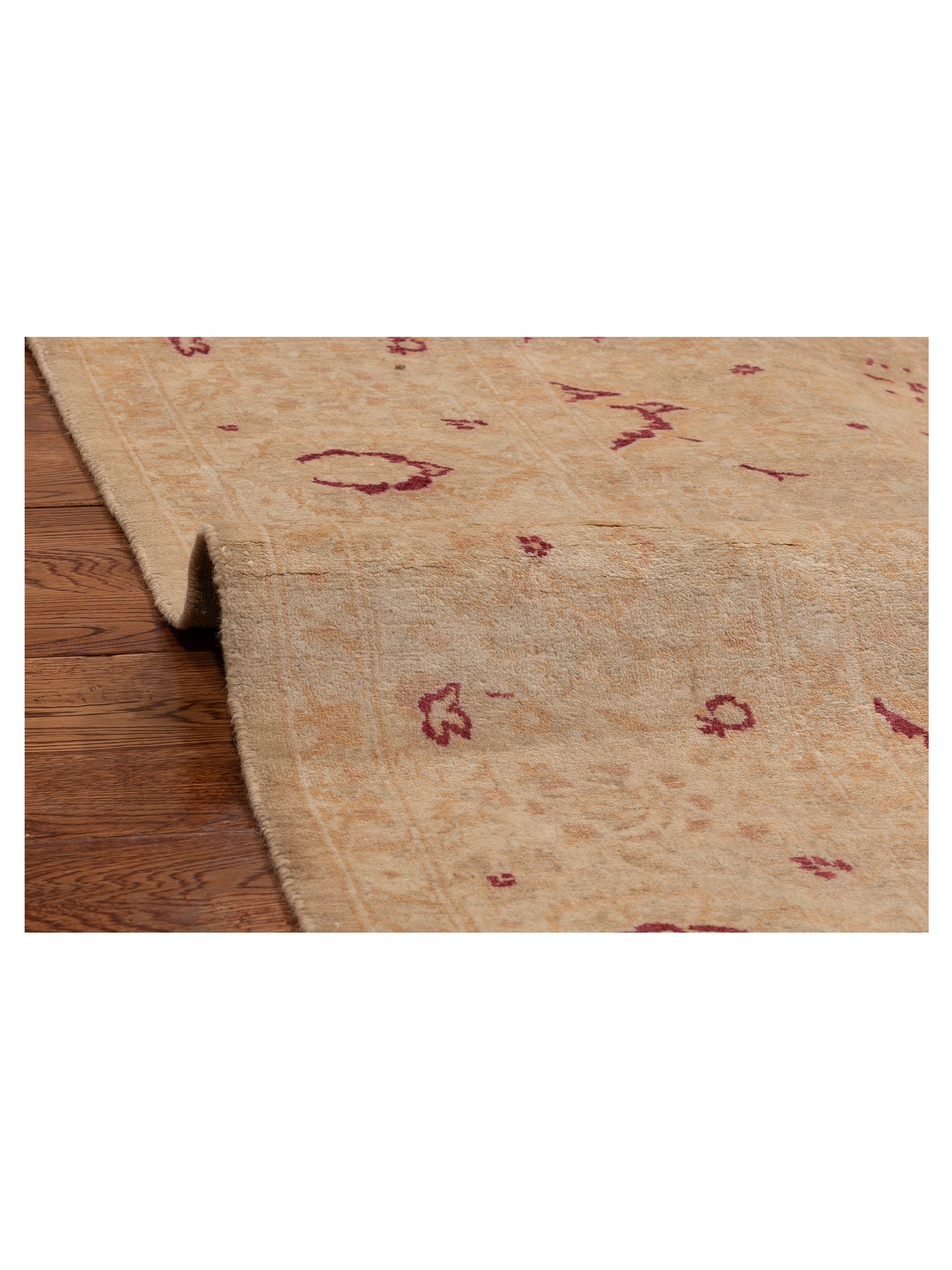 Haji Jalili 111361 Lemon Yellow Lemon Yellow 6.2x9 Hand Knotted Rug