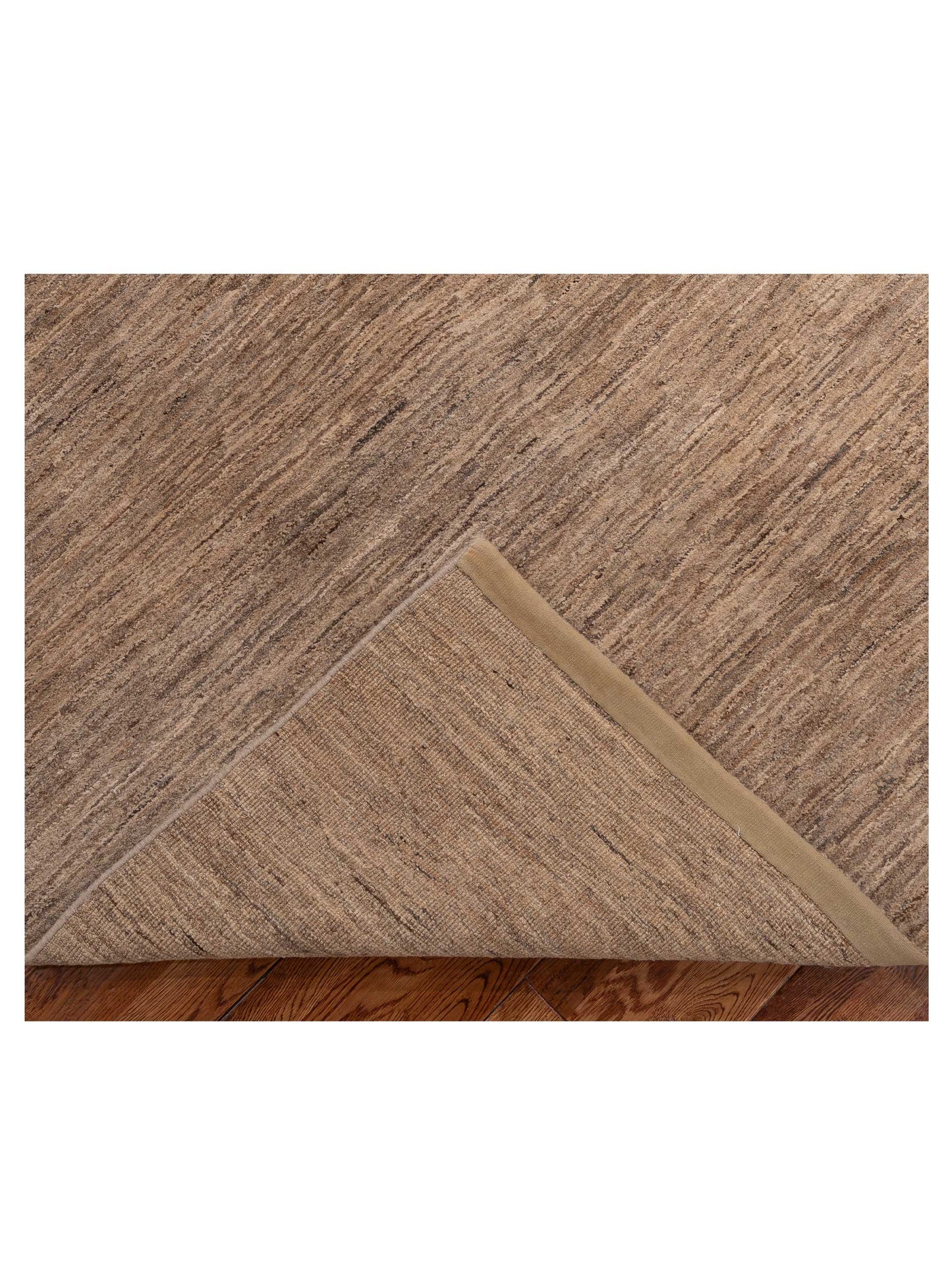 Tibetino 154004 Brown Brown 6.5x8.4 Hand Knotted Rug