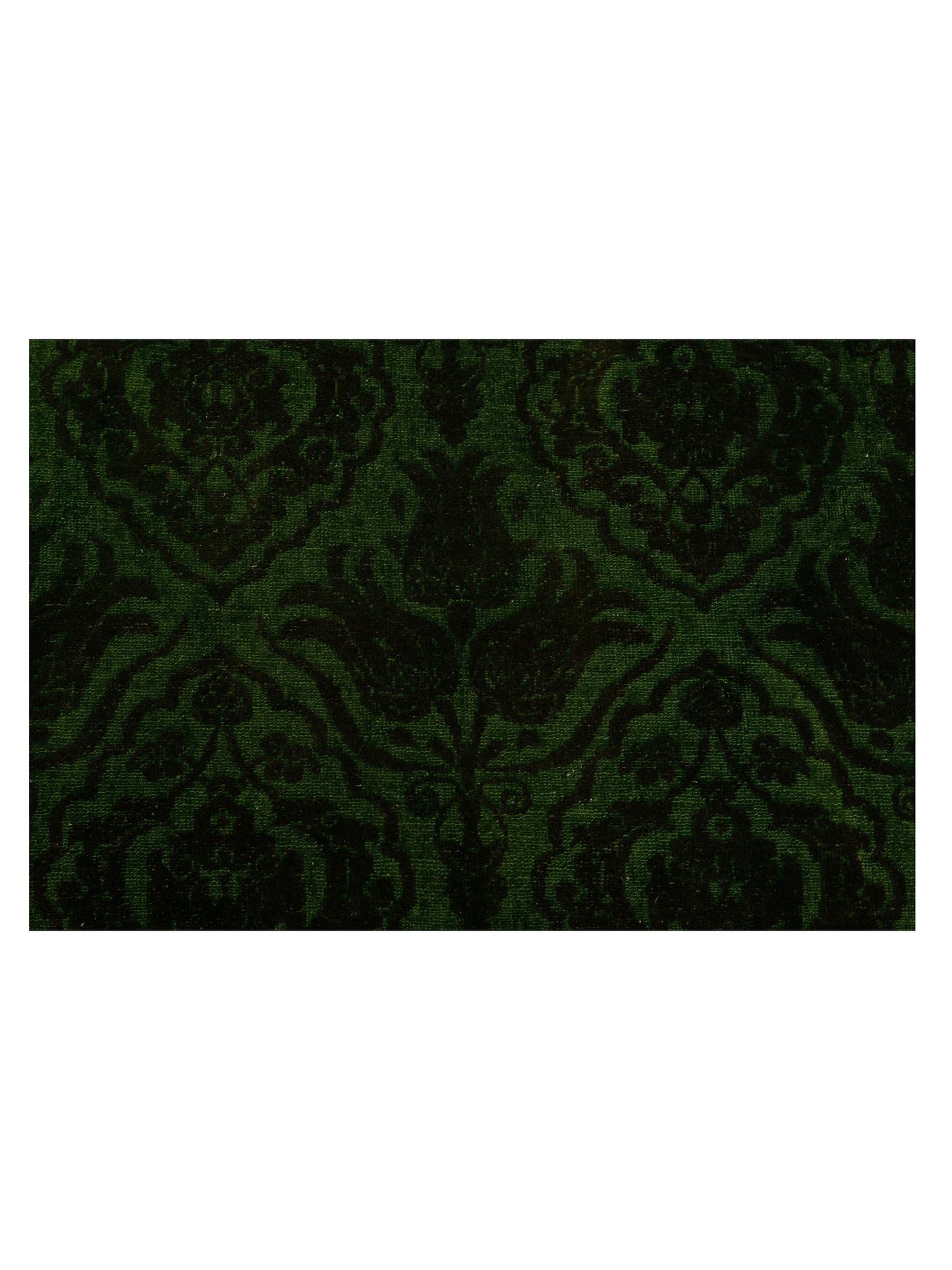 Color Bouquet 114573 Green Green 6.6x8.6 Hand Knotted Rug