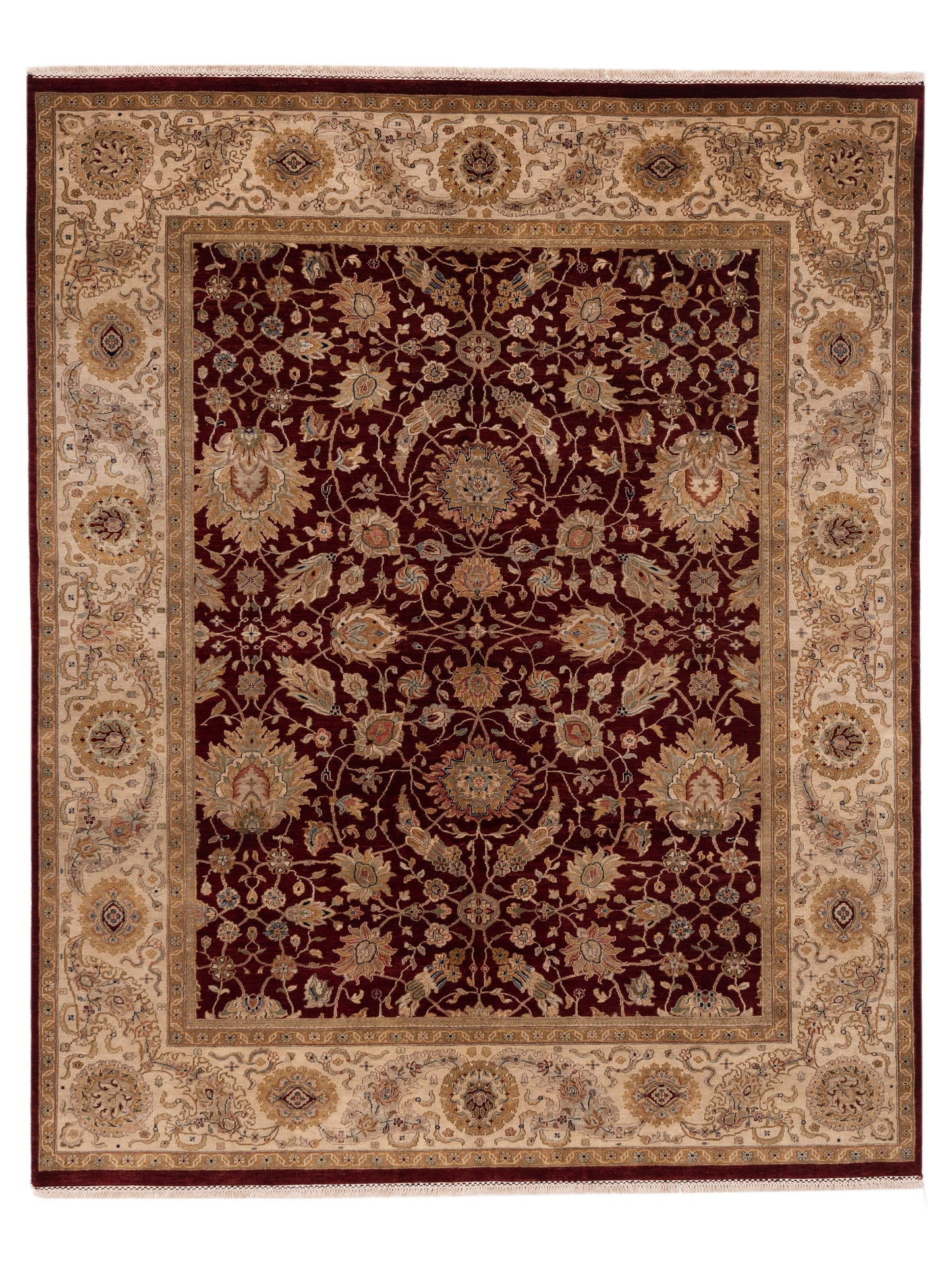 Rajpur Crown  Red Beige Transitional
