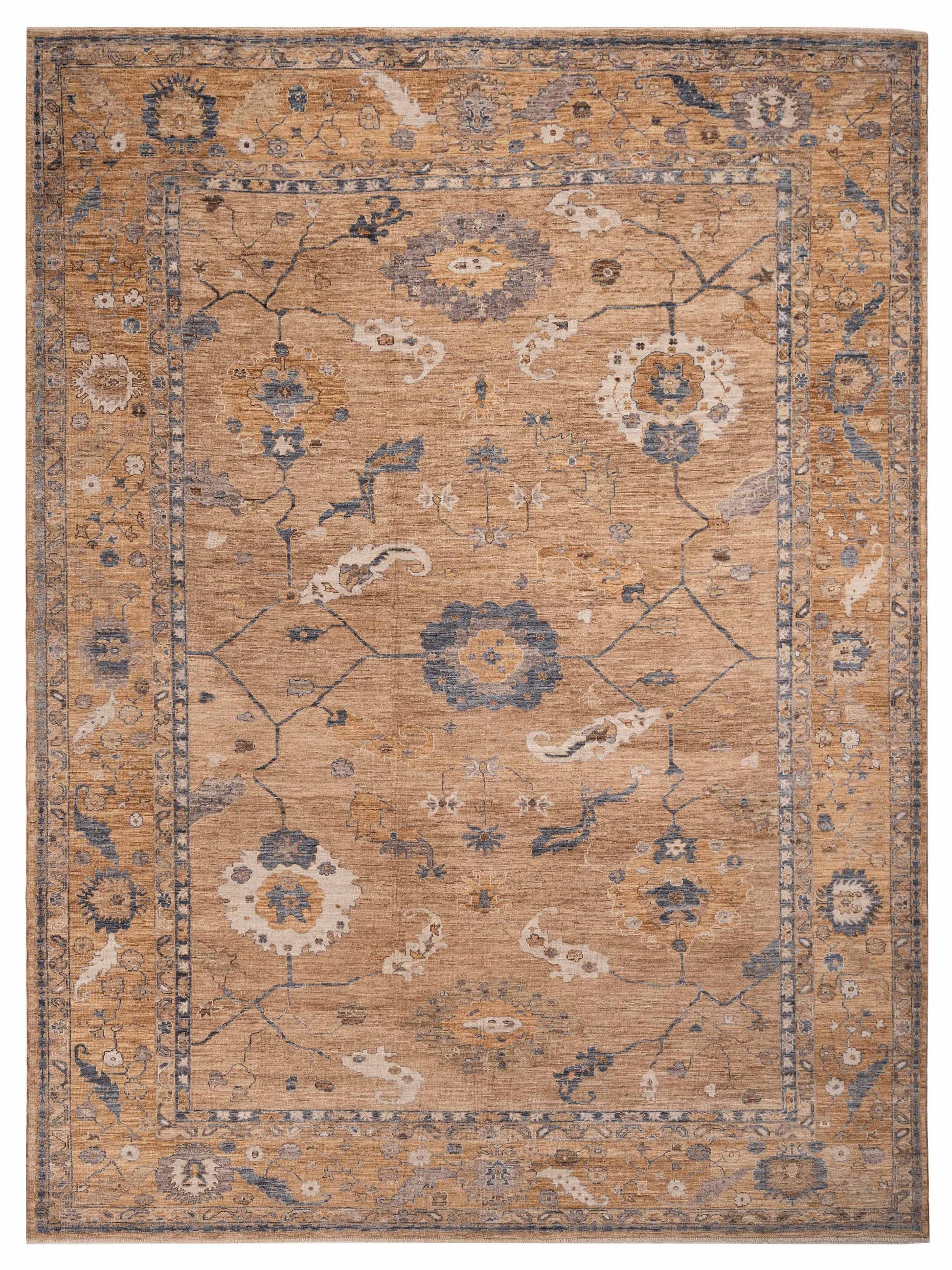 Anadol Angora Oushak  Gold Gold Traditional