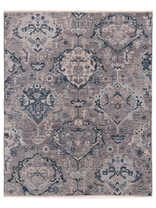 Anadol Angora Oushak  Gray Blue Traditional
